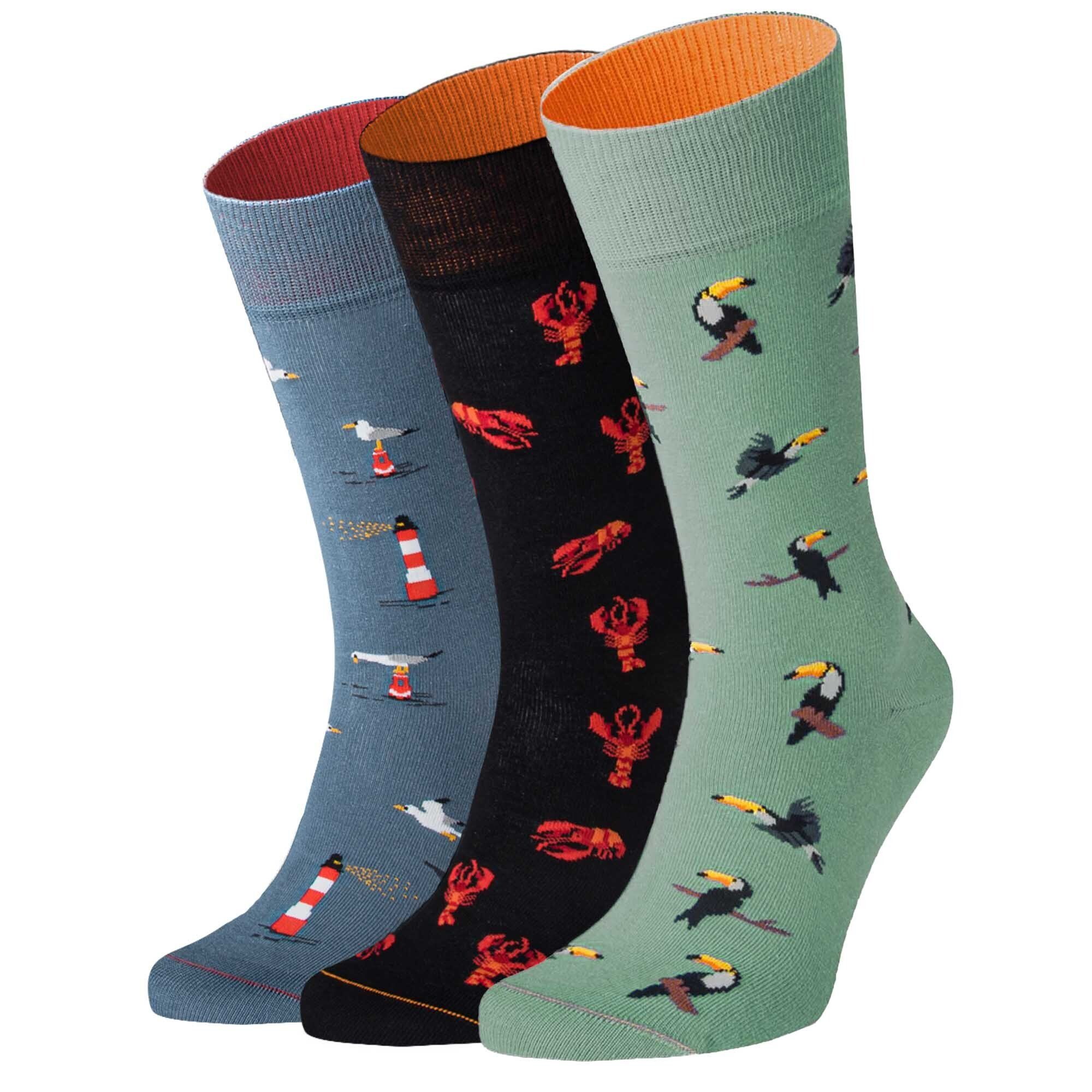 von Jungfeld 3er Promenade Kurzsocken Herren Best - of Pack Socken Icon