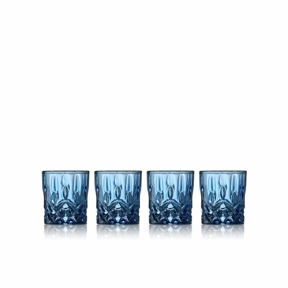 Schnapsglas Sorrento 4er Set, Blau, 40 ml