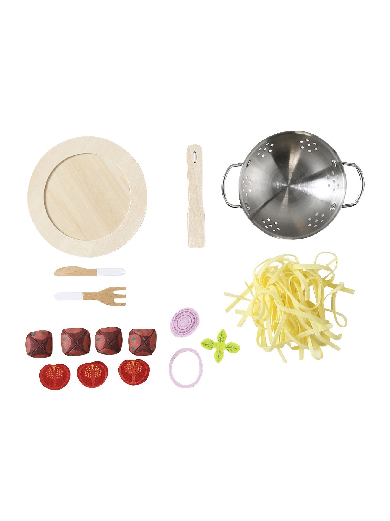 vertbaudet Spielküche Kinder Spaghetti-Set aus Filz günstig online kaufen