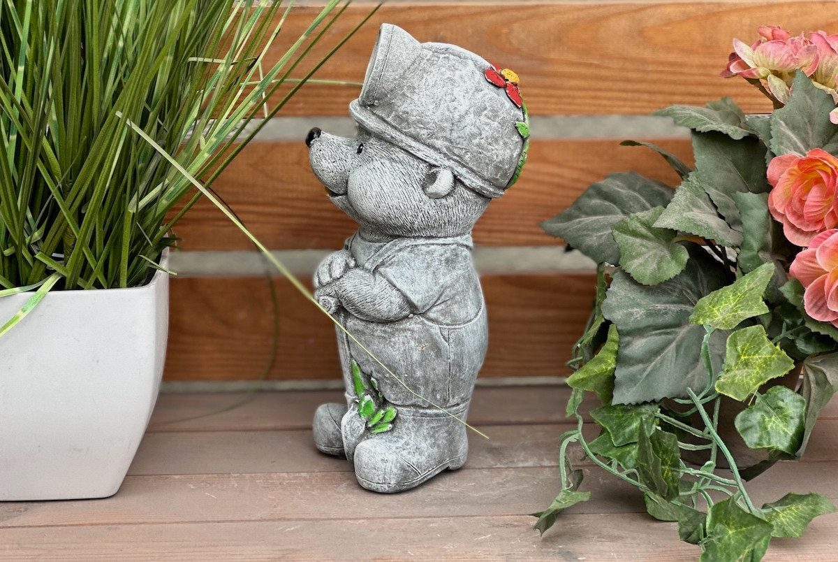 Stone and Style Gartenfigur Frostfeste Steinfigur Maulwurf Grubi Bergmann – Bild 3 von 5