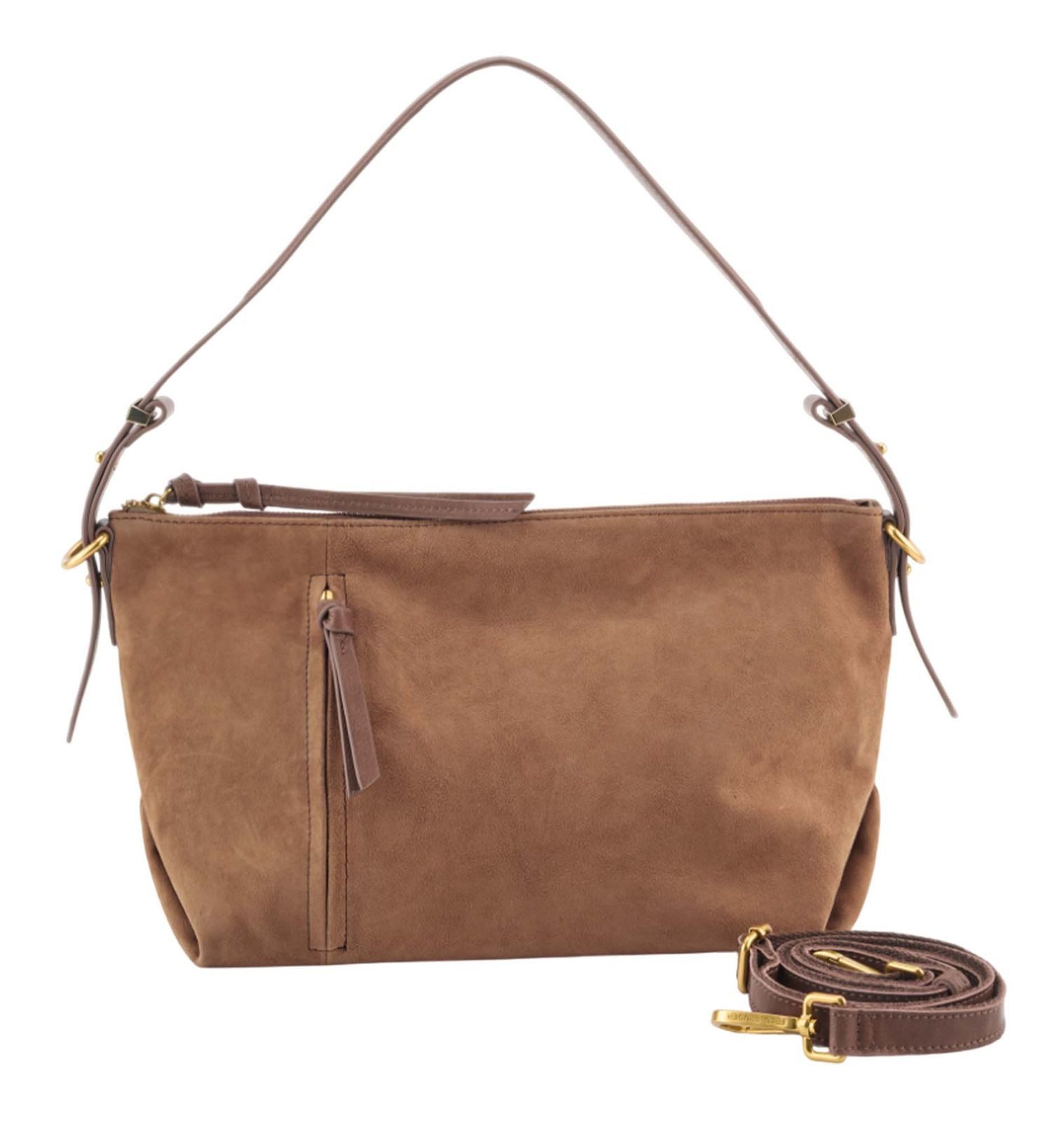 FREDsBRUDER Schultertasche Shoulderbag, aus echtem Leder