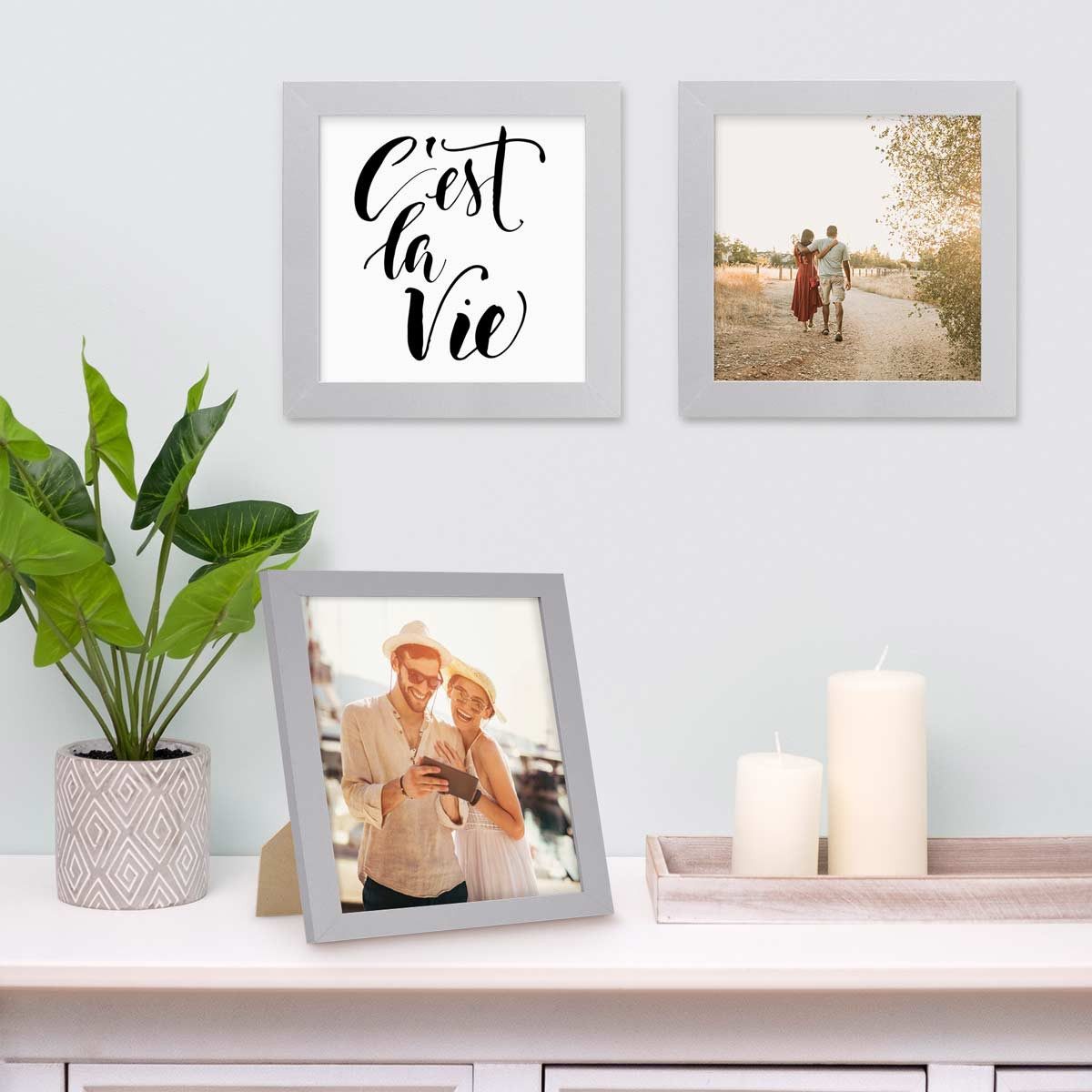 PHOTOLINI Bilderrahmen 3er Set breite Rahmen, günstig online kaufen