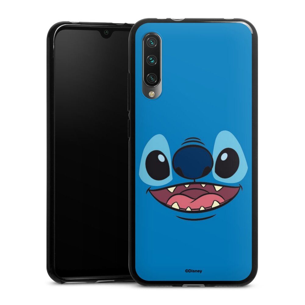 DeinDesign Handyhülle Lilo & Stitch Disney Offizielles Lizenzprodukt Stitch Closeup, Xiaomi Mi A3 Silikon Hülle Bumper Case Handy Schutzhülle