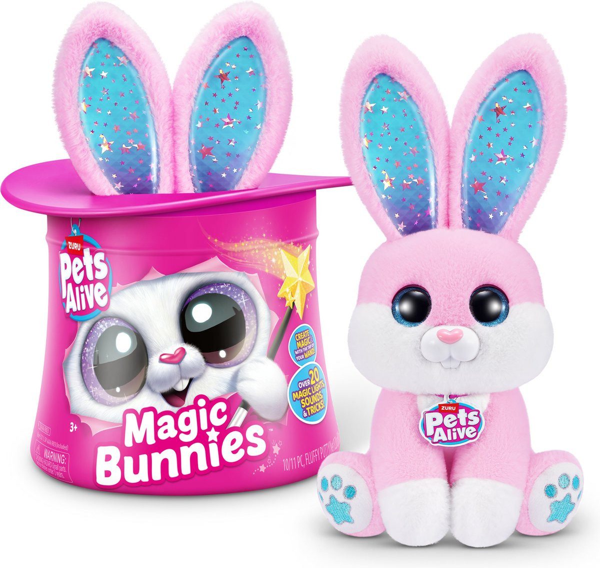 ZURU Zauberkasten Pets Alive Zauberhut Magic Bunnies in Pink - Bunny Hase