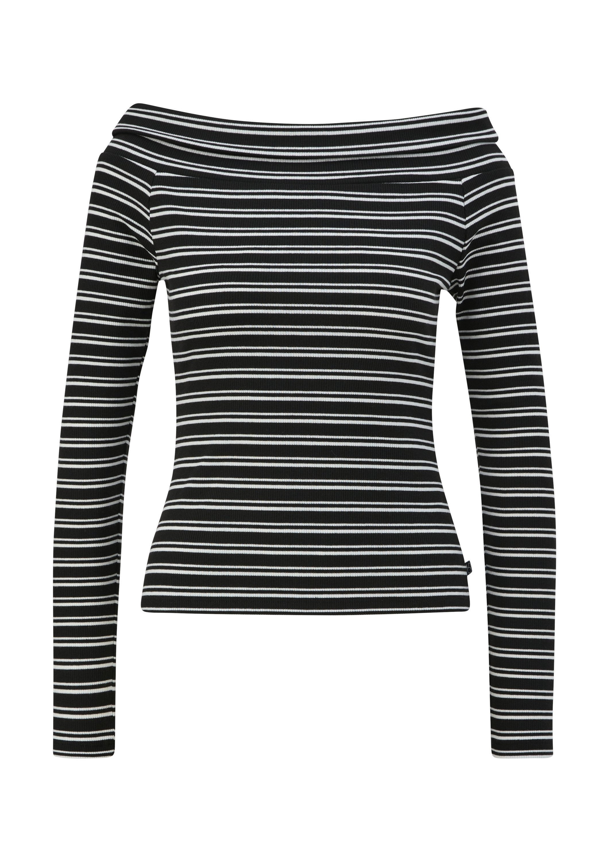 QS Langarmshirt T-Shirt Off-Shoulder Longsleeve günstig online kaufen
