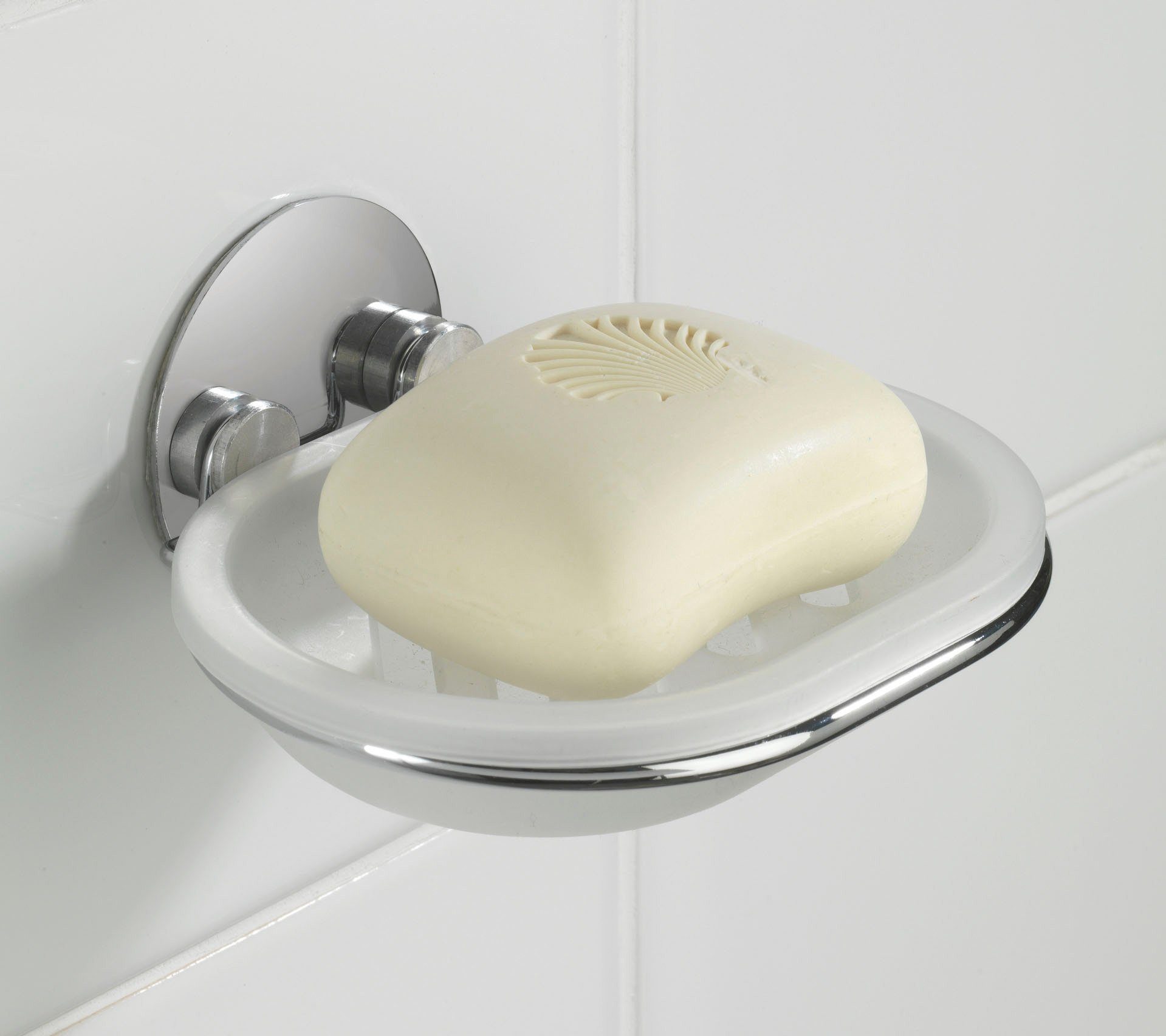 WENKO Seifenablage Turbo-Loc®, Breite: 13 cm, Set, Befestigen ohne bohren günstig online kaufen