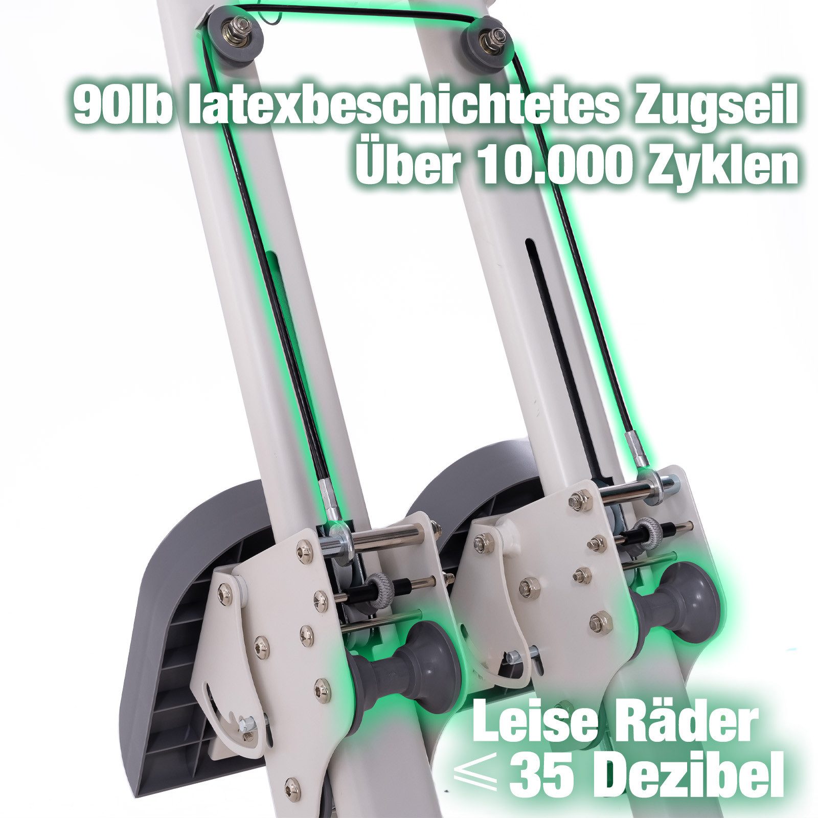 CITYSPORTS Stepper Stair Stepper Zusammenklappbarer, Stairmaster für Zuhause, Vertical Climber Treppenmeister mit Verstellbare Lenker