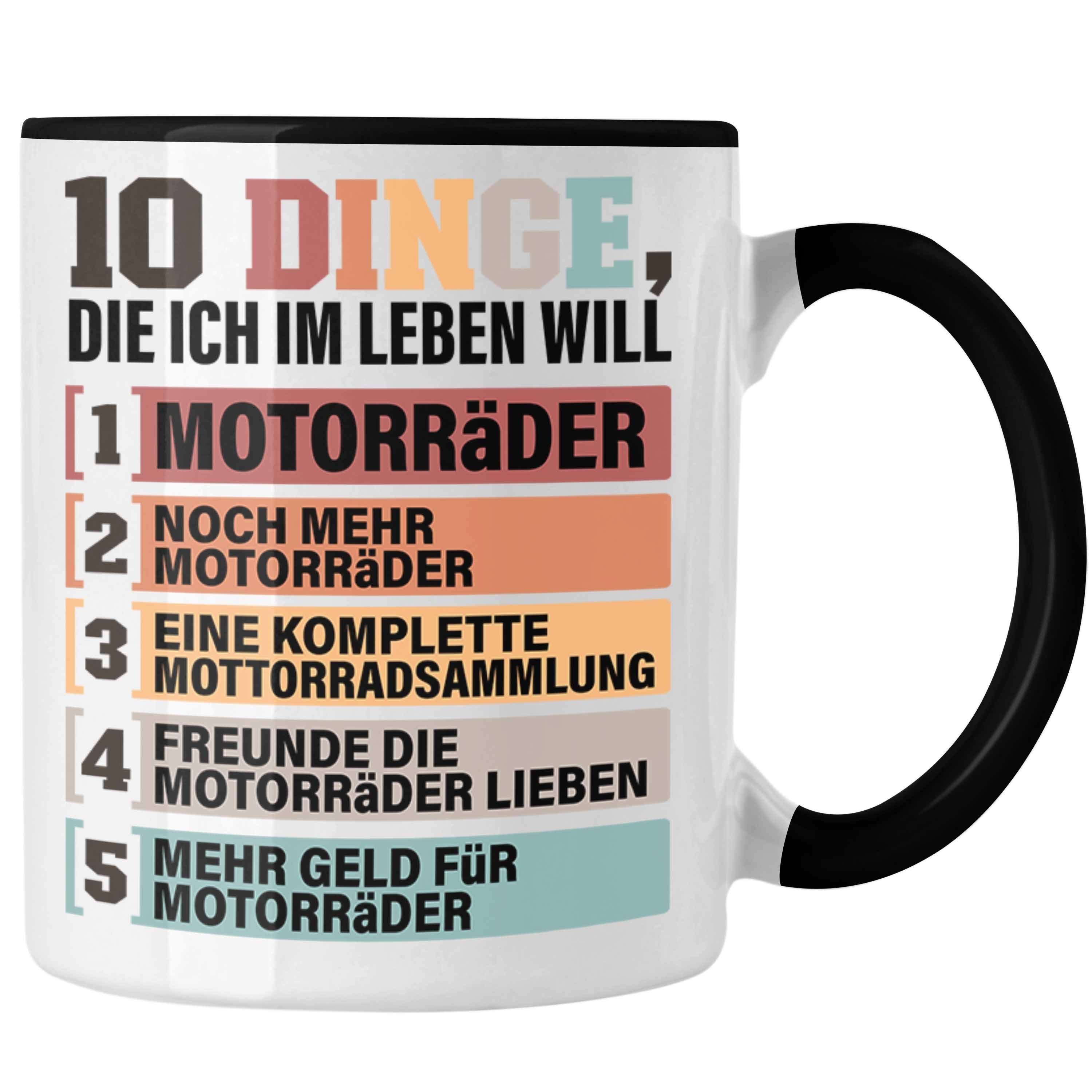Trendation Tasse Motorräder Tasse Geschenk Spruch Geschenkidee für Motorradfahrer Lust