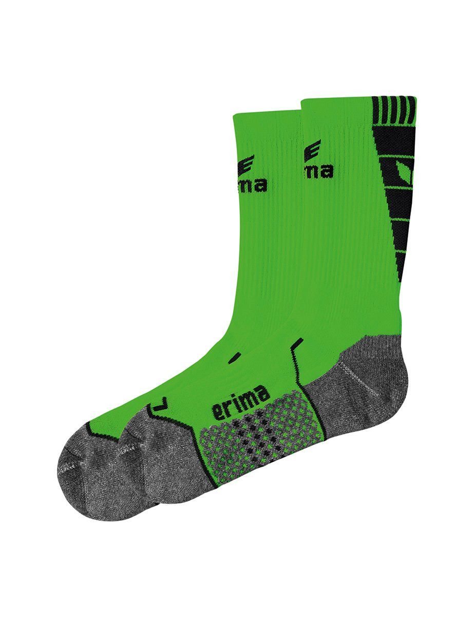 Erima Socken Trainingssocke Crew grün/schwarz - 1 Paar