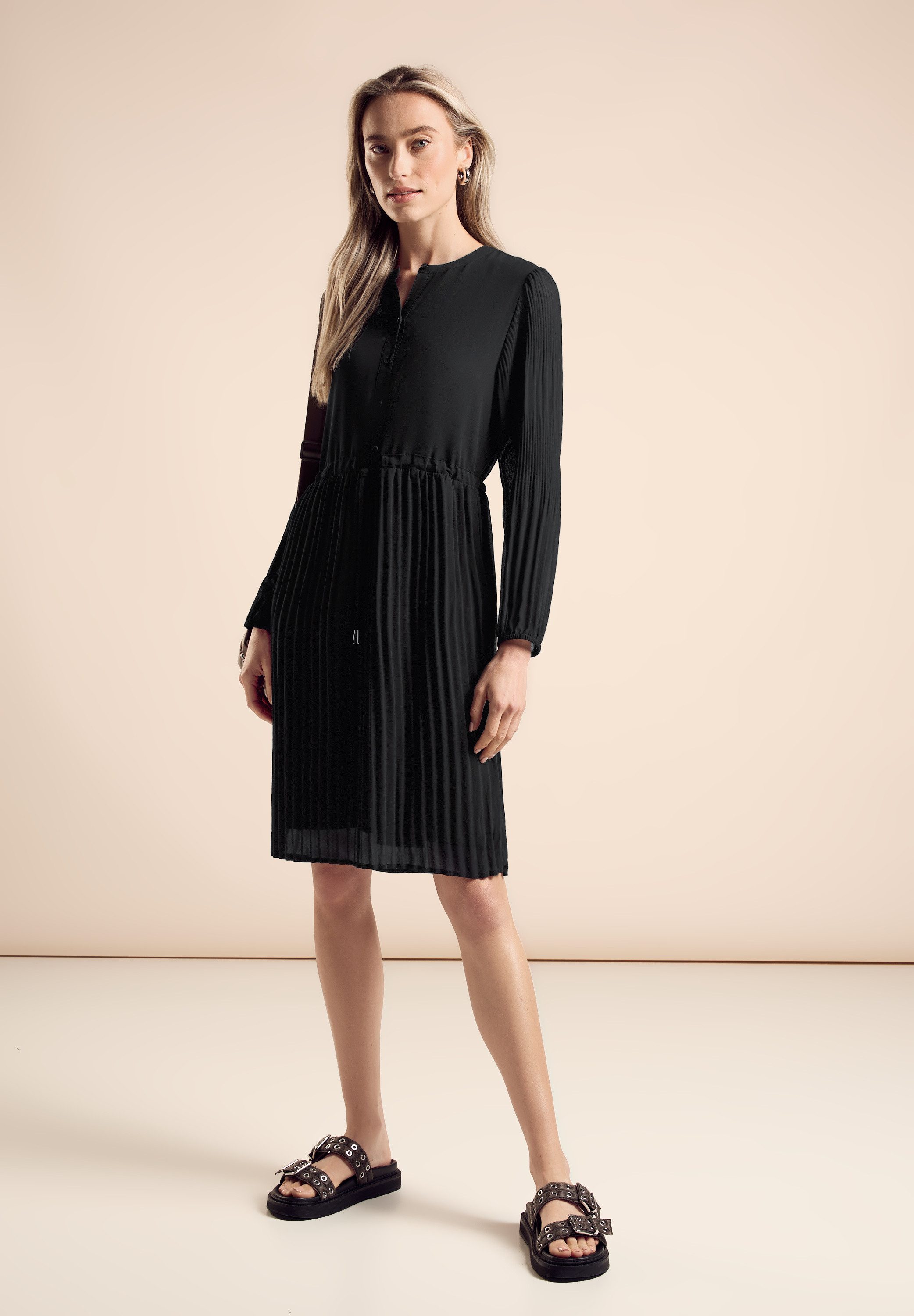 STREET ONE Blusenkleid mit Knopfleiste günstig online kaufen
