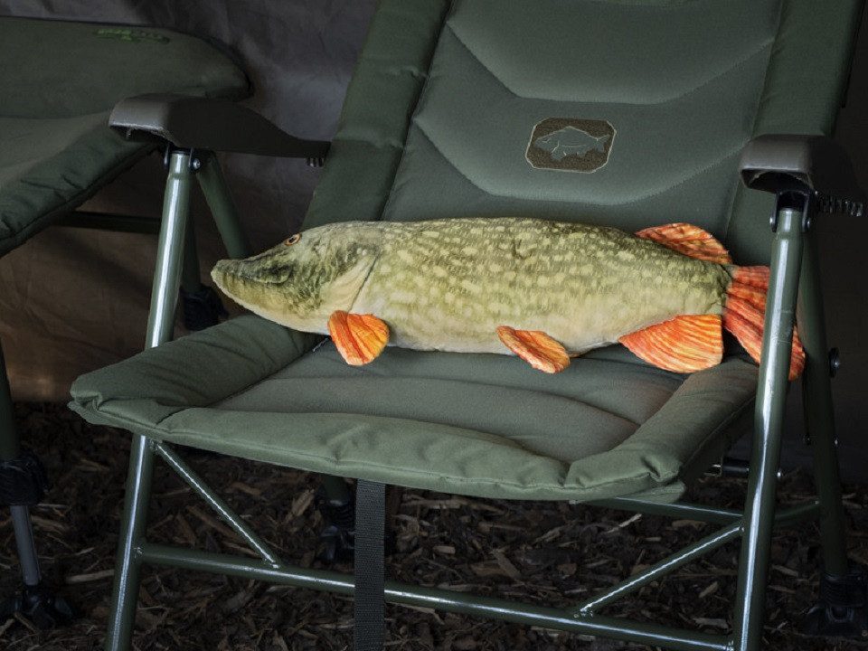 Delphin.sk Angelschirm Plüschtier Karpfen oder Hecht 60cm - Kuschel - Deko - Kissen - Angeln