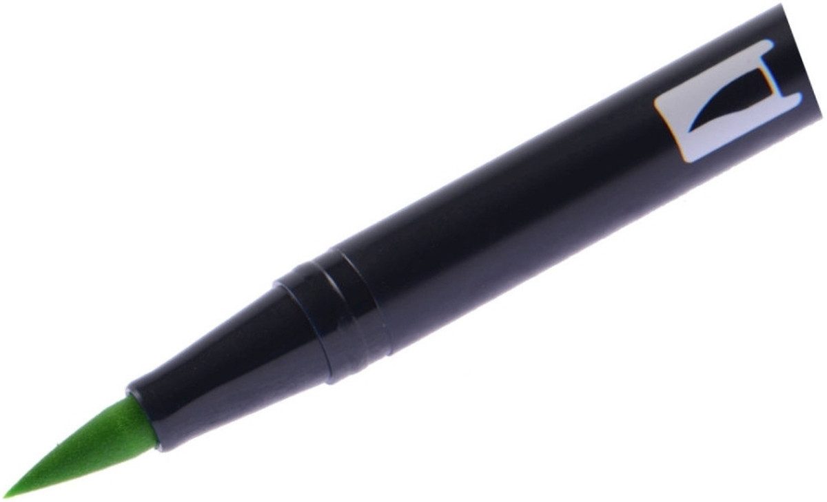 TOMBOW Filzstift Dual-Fasermaler ABT mit Rundspitze/Pinselspitze willow green Packung m