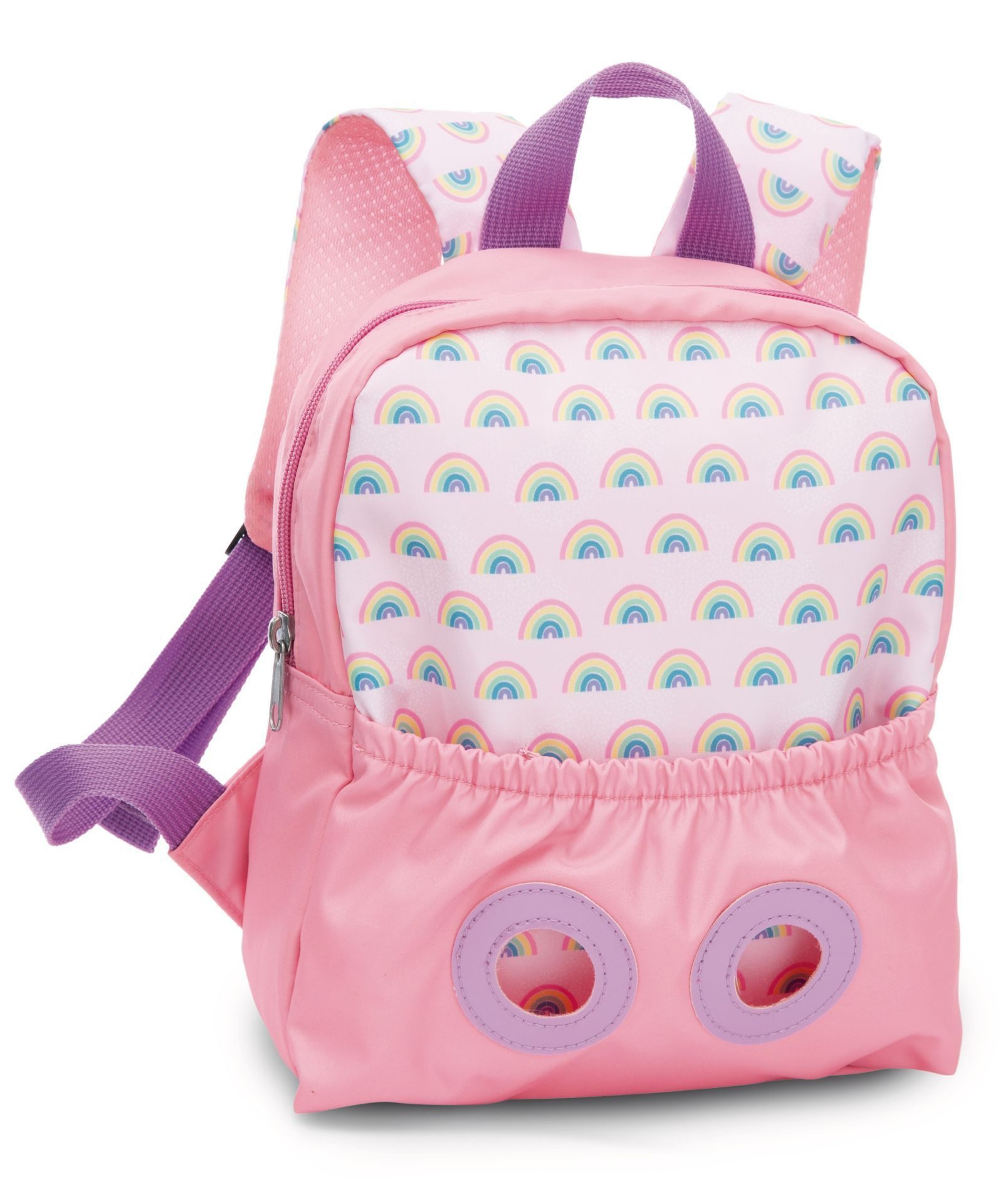 Nici Plüschfigur Nici 61763 Rucksack mit Plüschtier 21x26cm Hase 25cm rosa