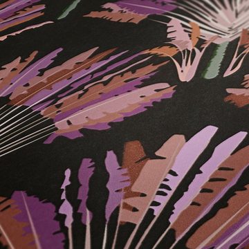 Architects Paper Vliestapete Jungle Chic, glatt, botanisch, floral, tropisch, Palmentapete Tapete Dschungel Federn