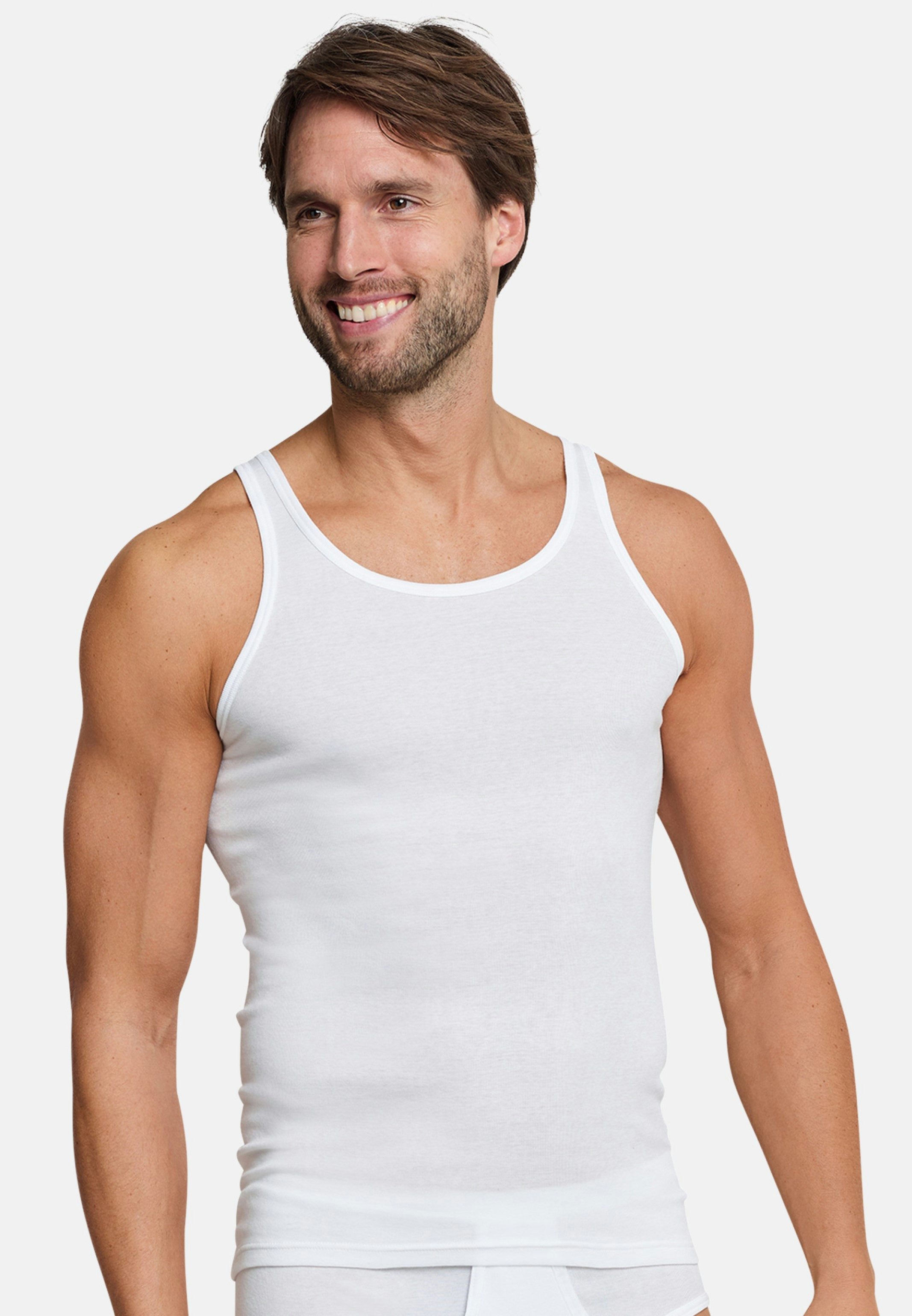 Schiesser Unterhemd 4er Pack Original Classics Feinripp (Spar-Set, 4-St) Un günstig online kaufen