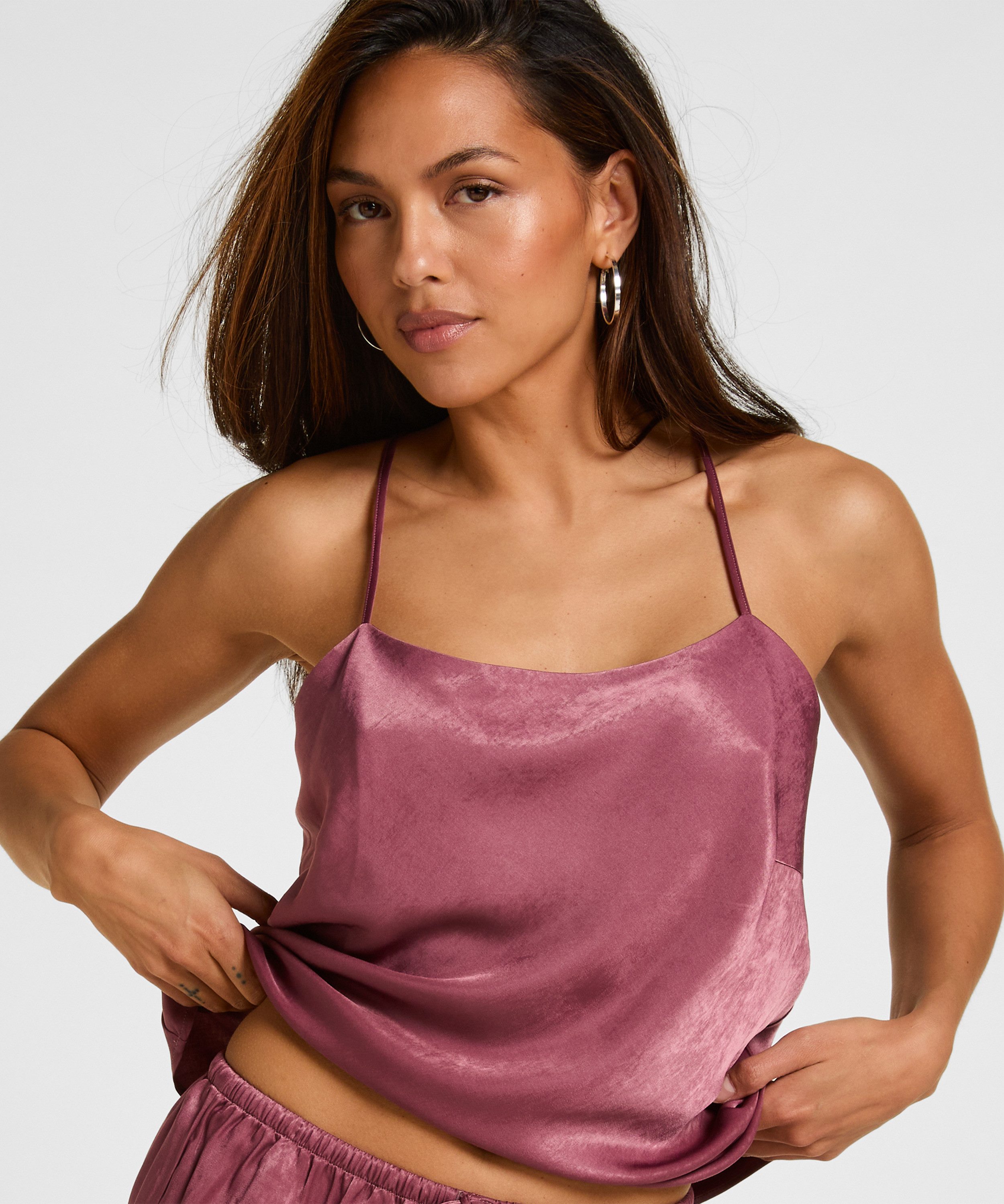 Hunkemöller Pyjama Ayla Satin Cami Top