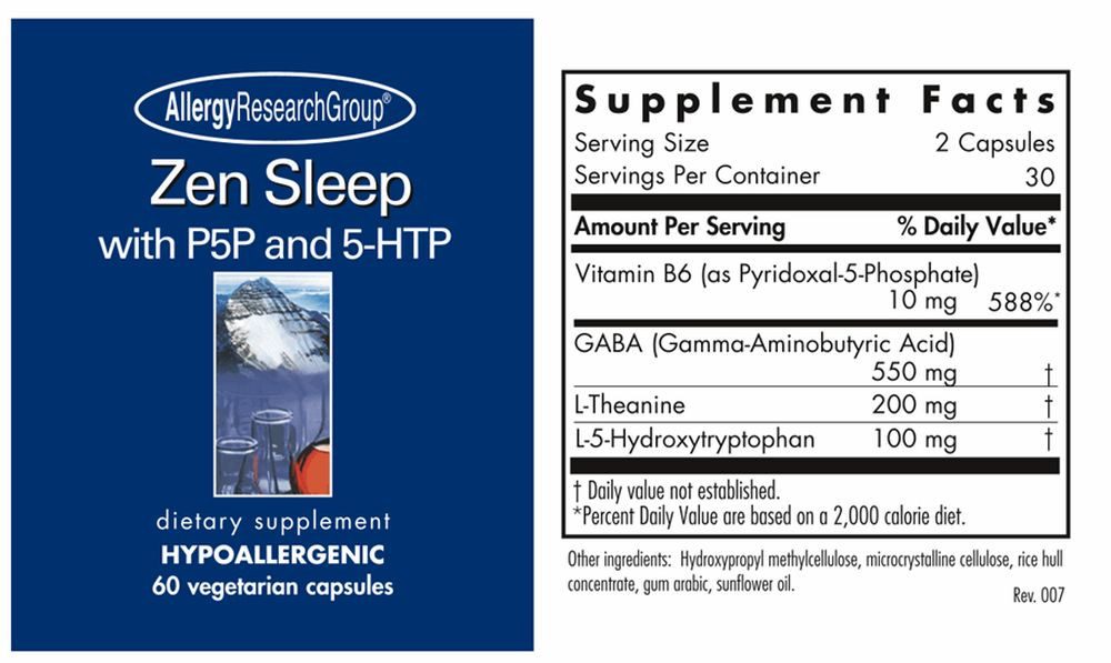 Allergy Research Group Allergy Research Group Zen Sleep- 60 Kapseln