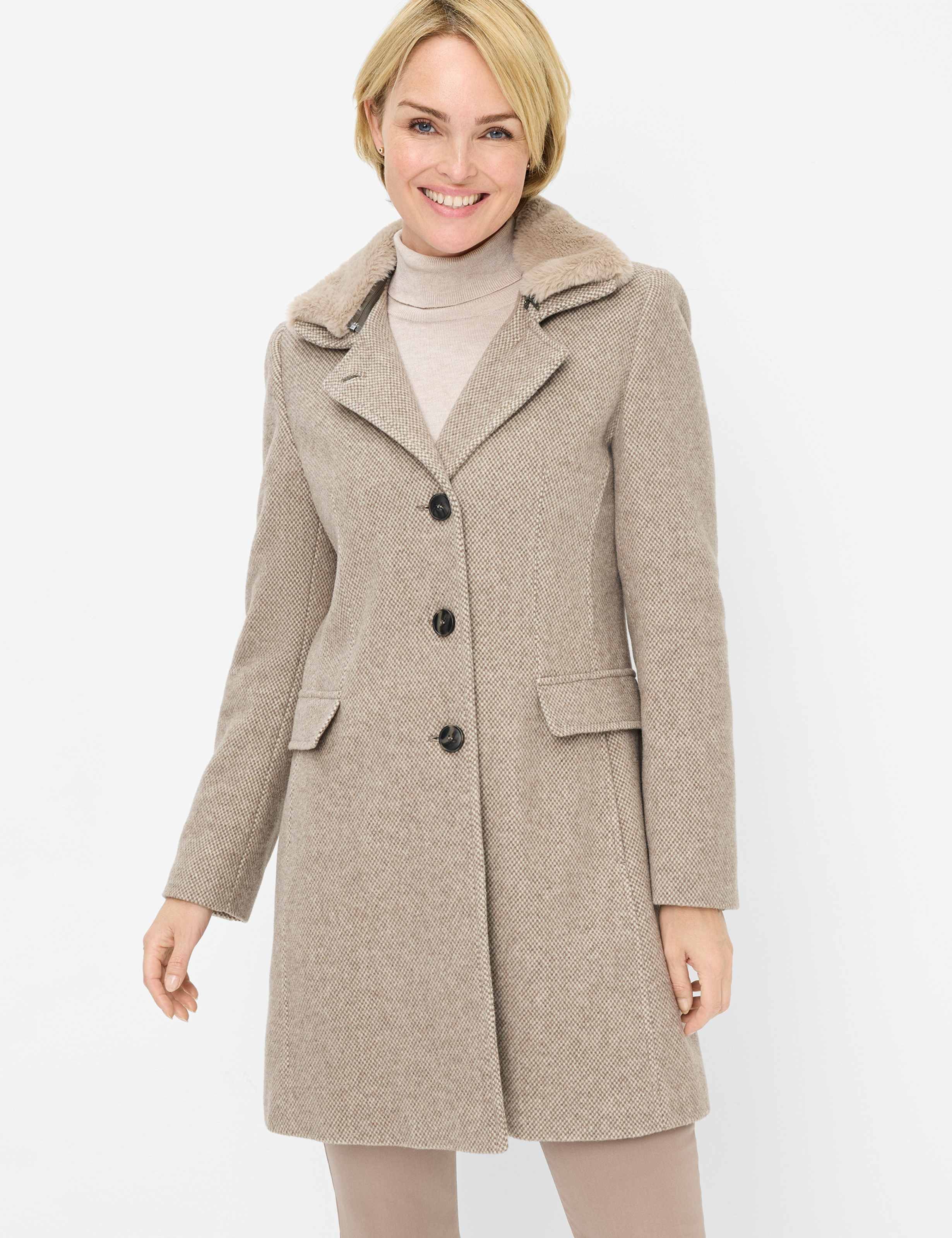 Fuchs Schmitt Outdoorjacke Style Wollmantel Paris