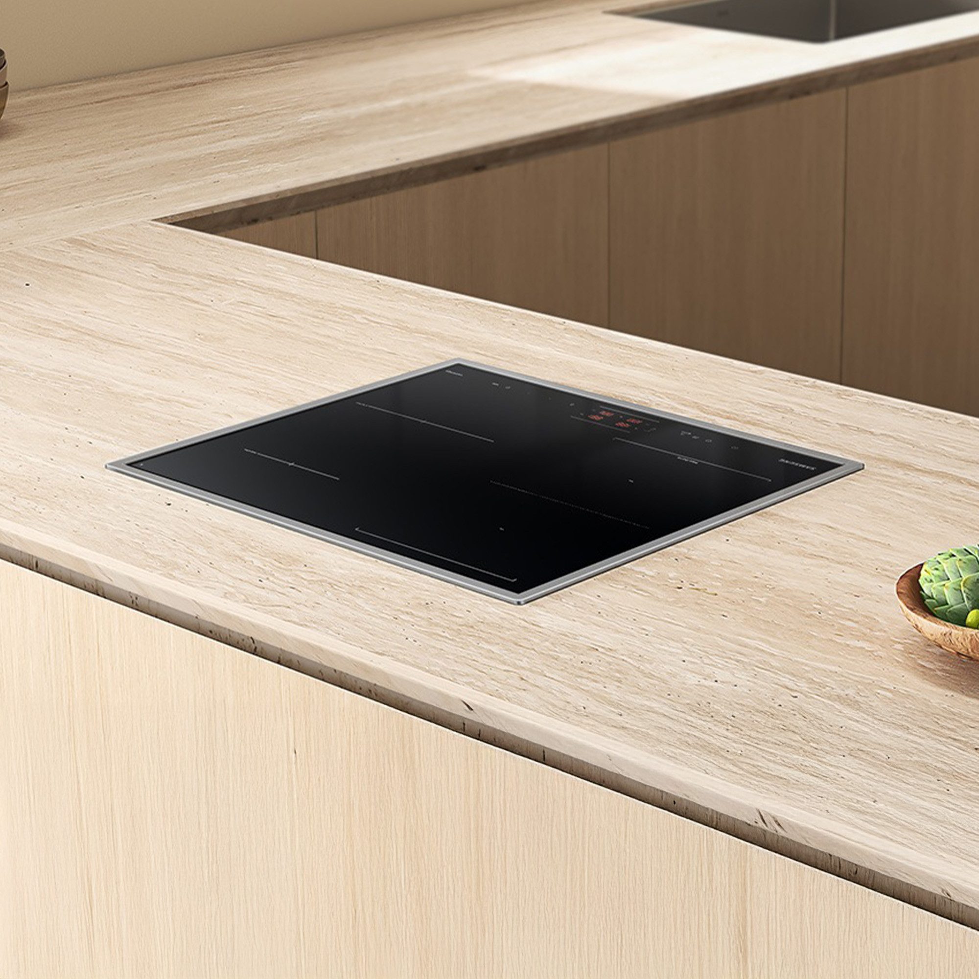 Samsung Flex-Induktions-Kochfeld NZ8500BM NZ85C6058HK/U1, Mehr Flexibilität und viel Platz deine Pfannen & Töpfe. Mit WiFi