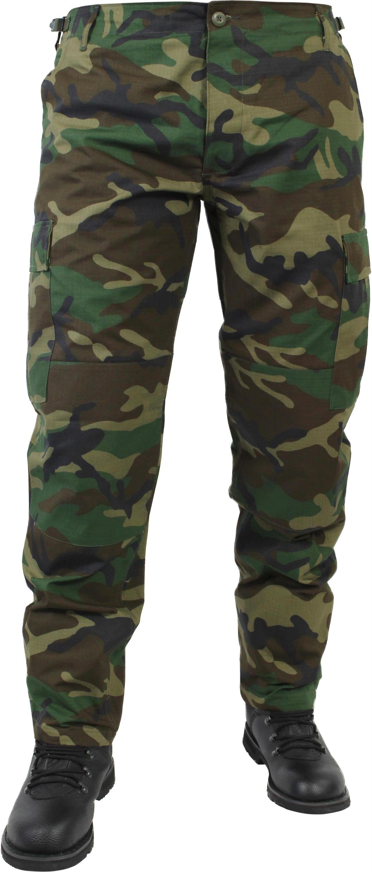 normani Cargohose Herren Ripstop Hose Terrain US BDU Feldhose Outdoorhose Cargohose Rangerhose aus Ripstop Material