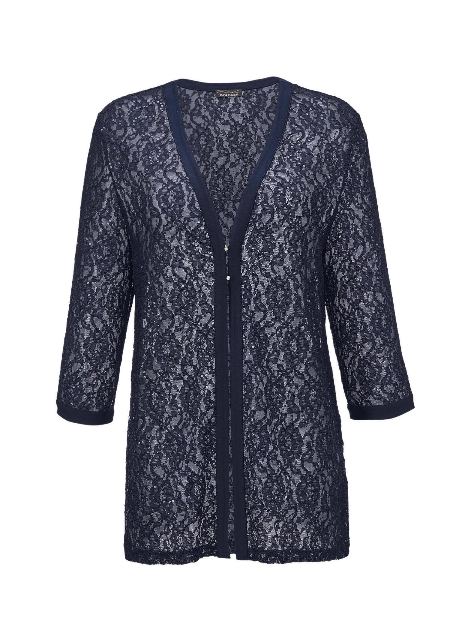 GOLDNER Blouson Figurumspielendes Spitzenjäckchen mit Pailletten günstig online kaufen