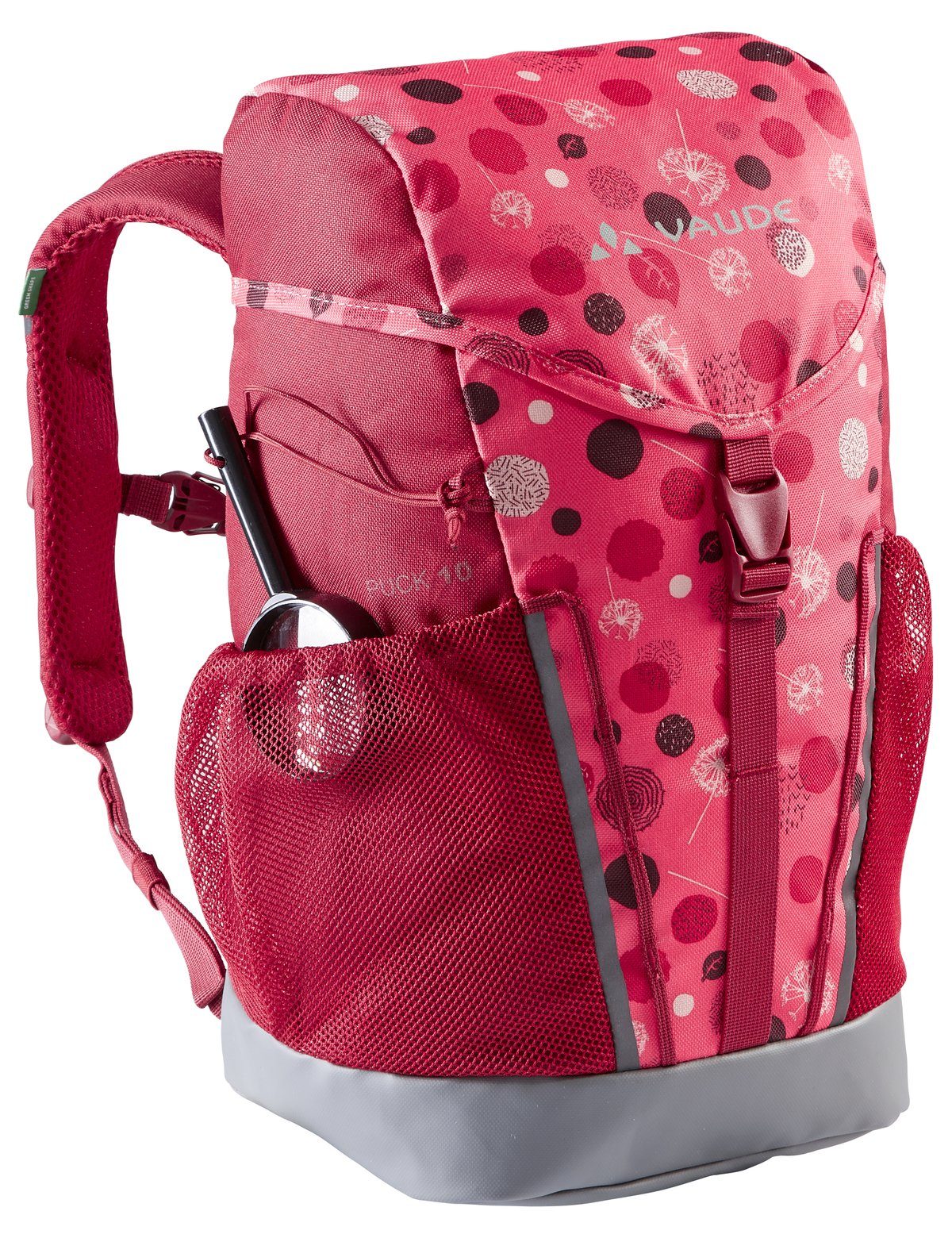 VAUDE Trekkingrucksack Puck 10, Kinderrucksack inklusive Regenhülle und Sitzmatte, 10 Liter