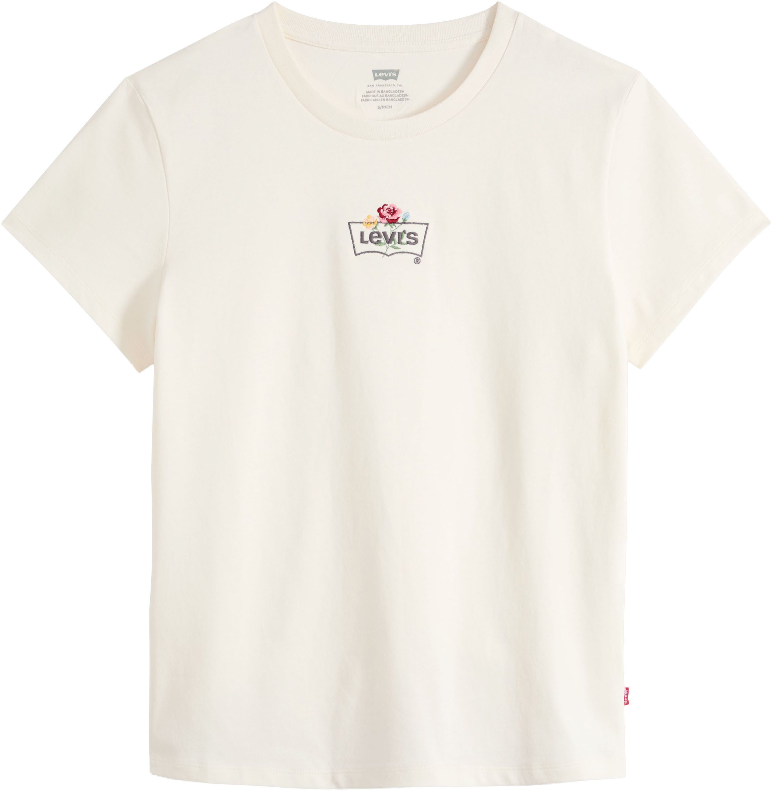 Levi's® T-Shirt THE PERFECT TEE mit Batwing-Logoprint – Bild 5 von 5