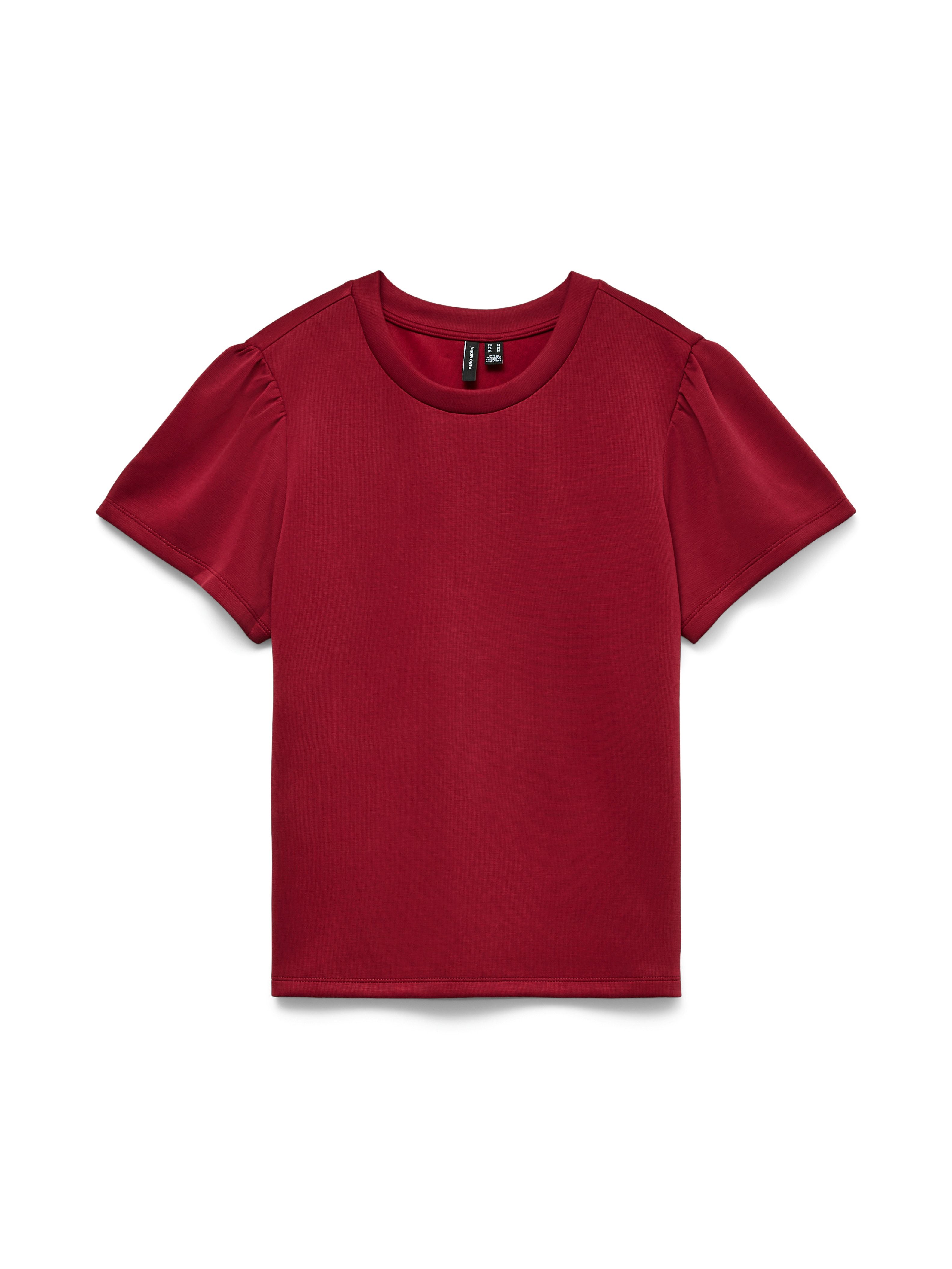 Vero Moda Kurzarmshirt VMELLA SS O-NCK TOP JRS Viskosemischung, regular fit – Bild 4 von 5
