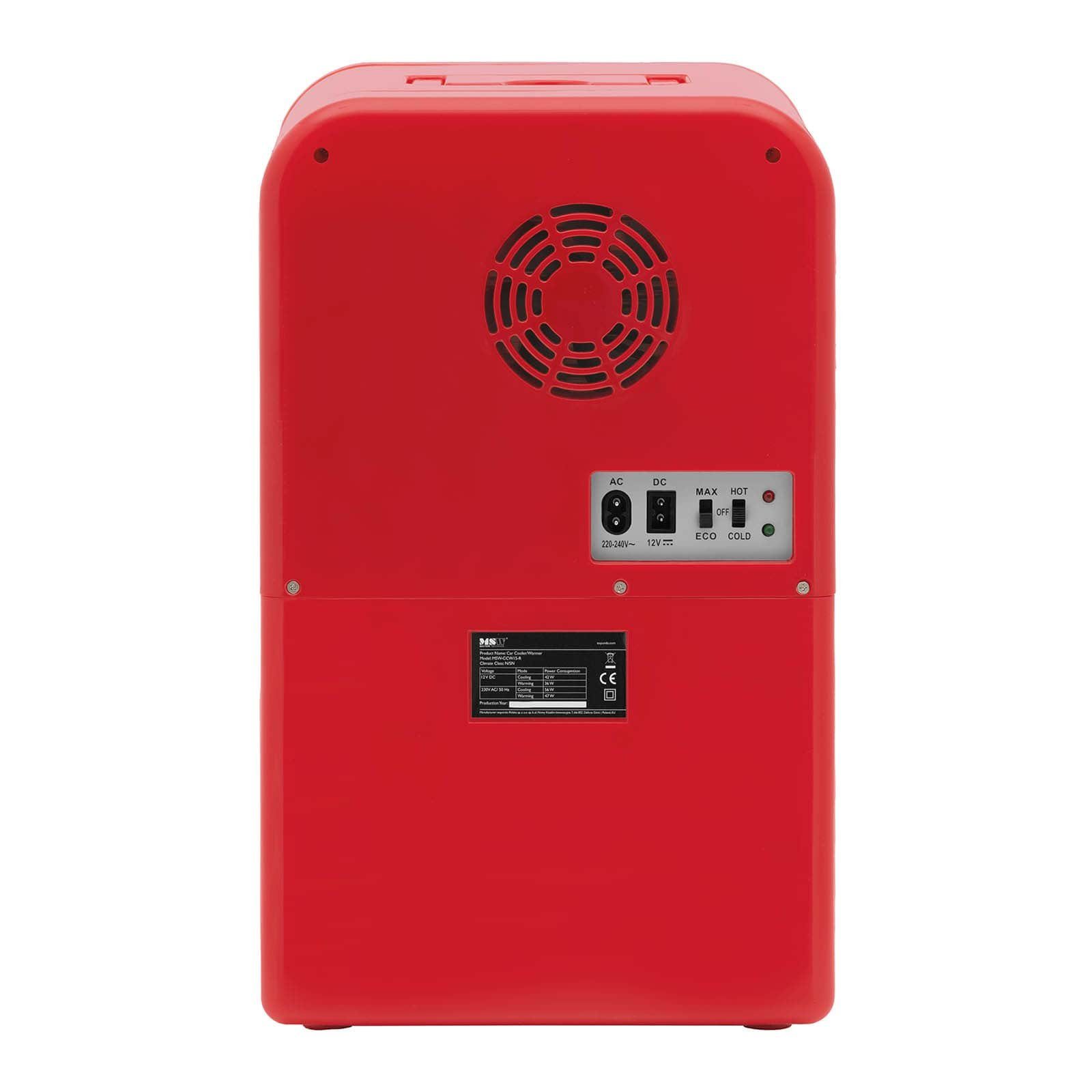 MSW 2-in-1-Gerät Warmhaltefunktion mit 15L Kühlbox - Mini-Kühlschrank V/230 Elektrische 12 V