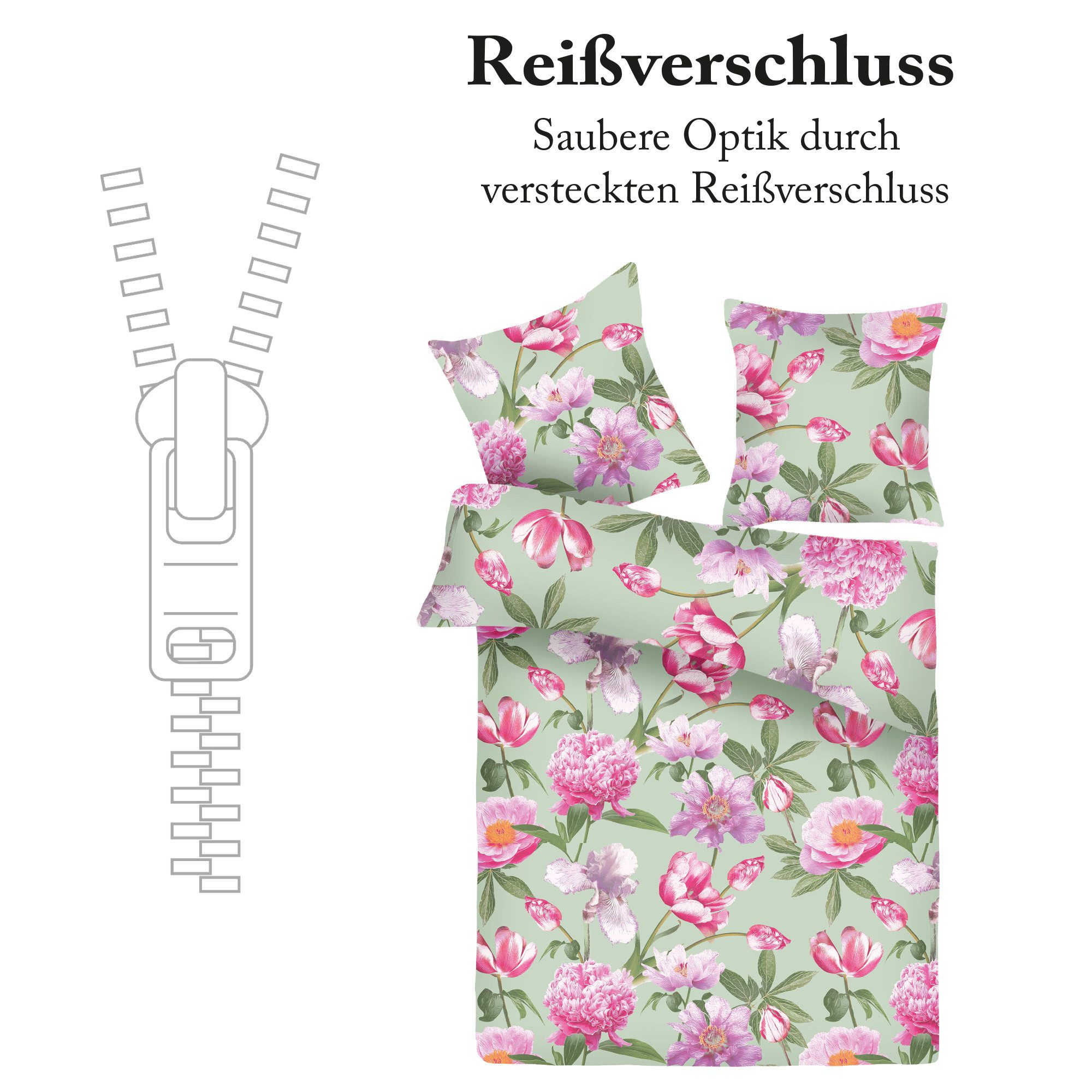 Bestlivings Bettwäsche Set - Kopfkissenbezug und Bettbezug mit Reißverschlu günstig online kaufen