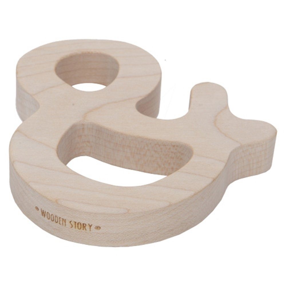 Woodenstory Beißring Beißring - & Baby, 100% alles (FSC) ökologisch und FSC Holzspielzeug