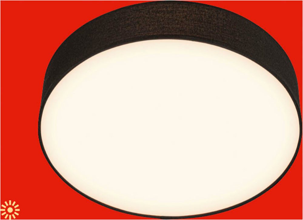 Briloner Leuchten LED Deckenleuchte DUCK, LED fest integriert, 38x10,5 cm, Wohnzimmer, Schlafzimmer, Flur, Küche
