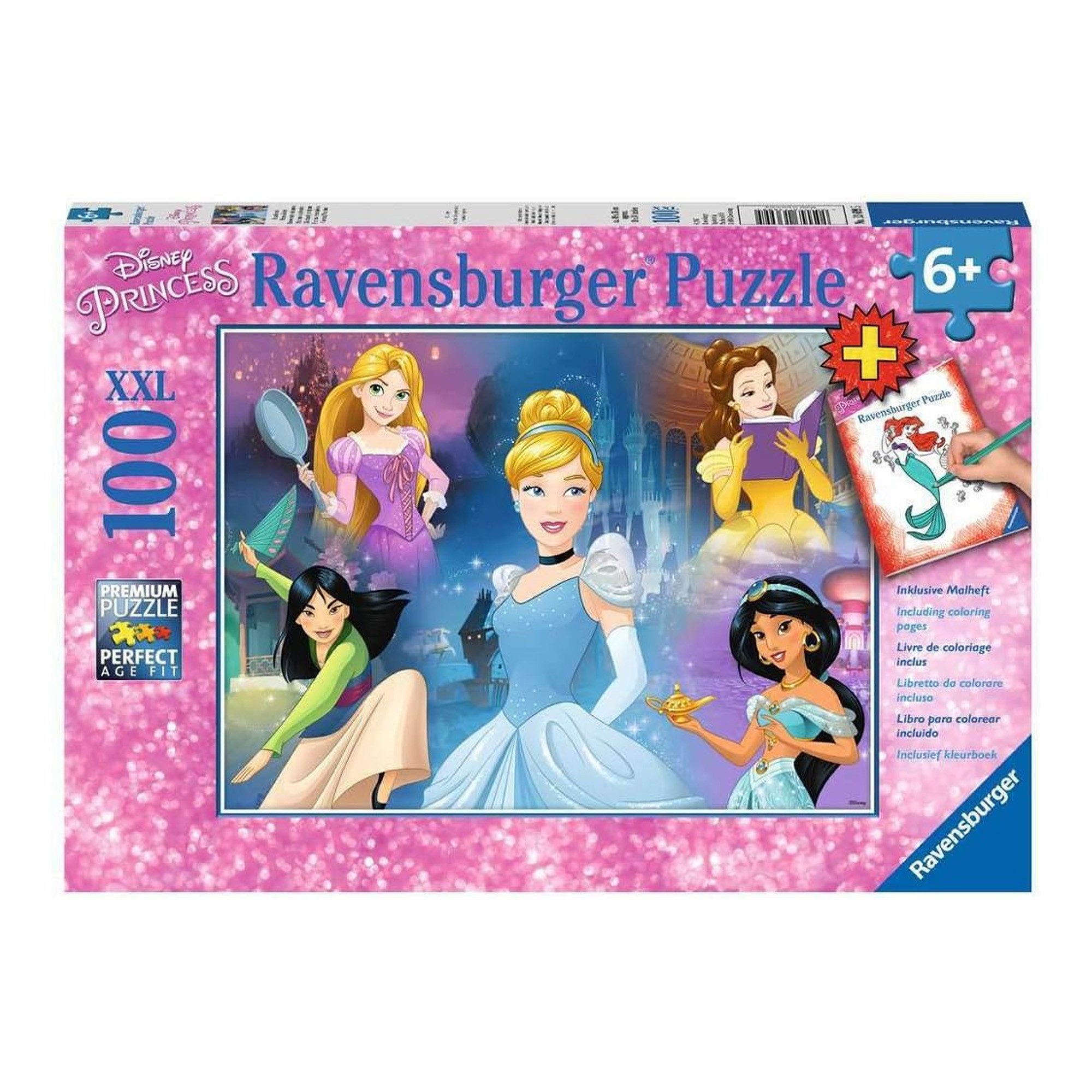 Ravensburger Пазлы Bezaubernde Prinzessinnen Kinderpuzzle (100 Teile) - Disney, 100 Пазлыteile