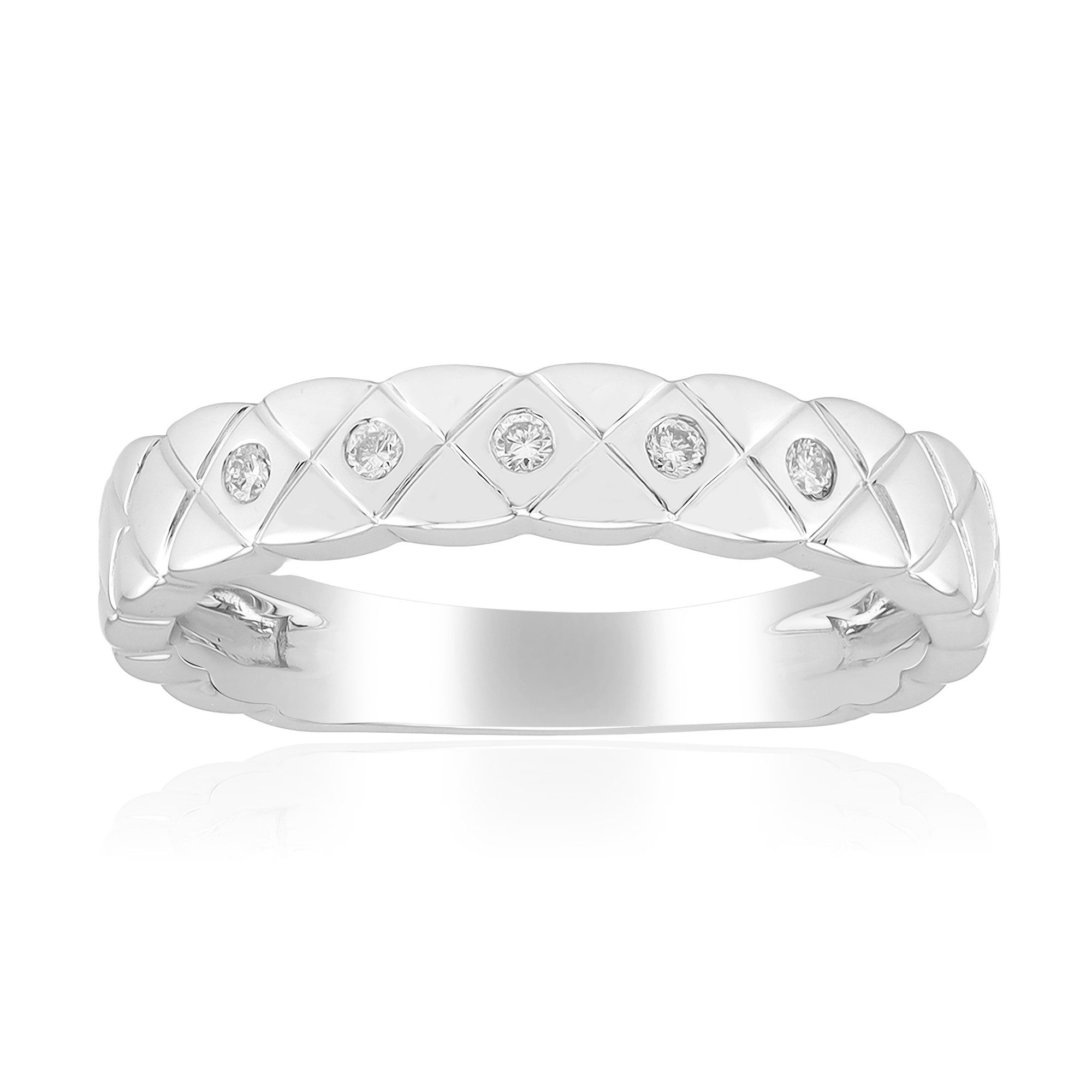 Cavill Diamantring Edler Diamantring aus Sterlingsilber (1-tlg)