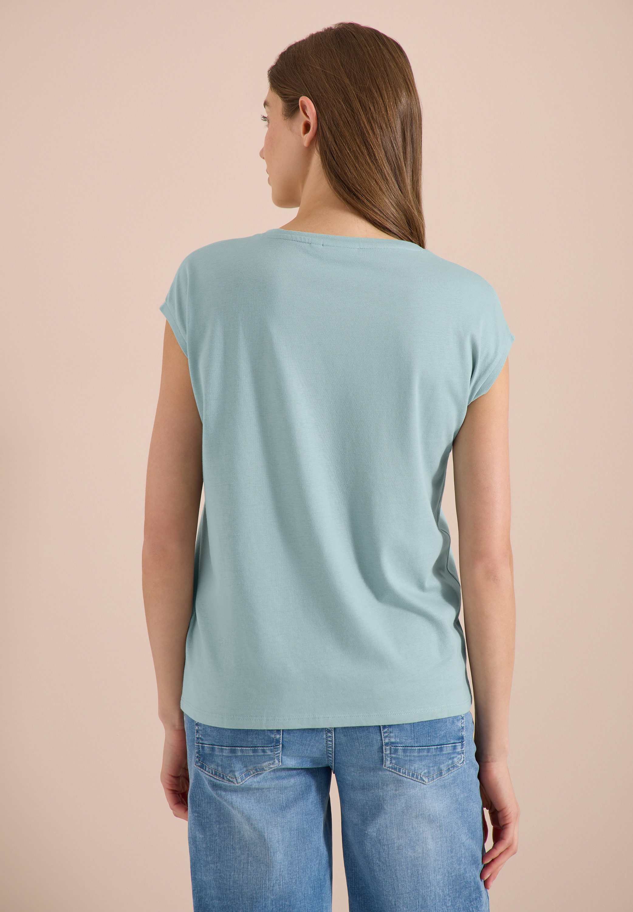 CECIL V-Shirt mit femininem V-Ausschnitt – Bild 2 von 5