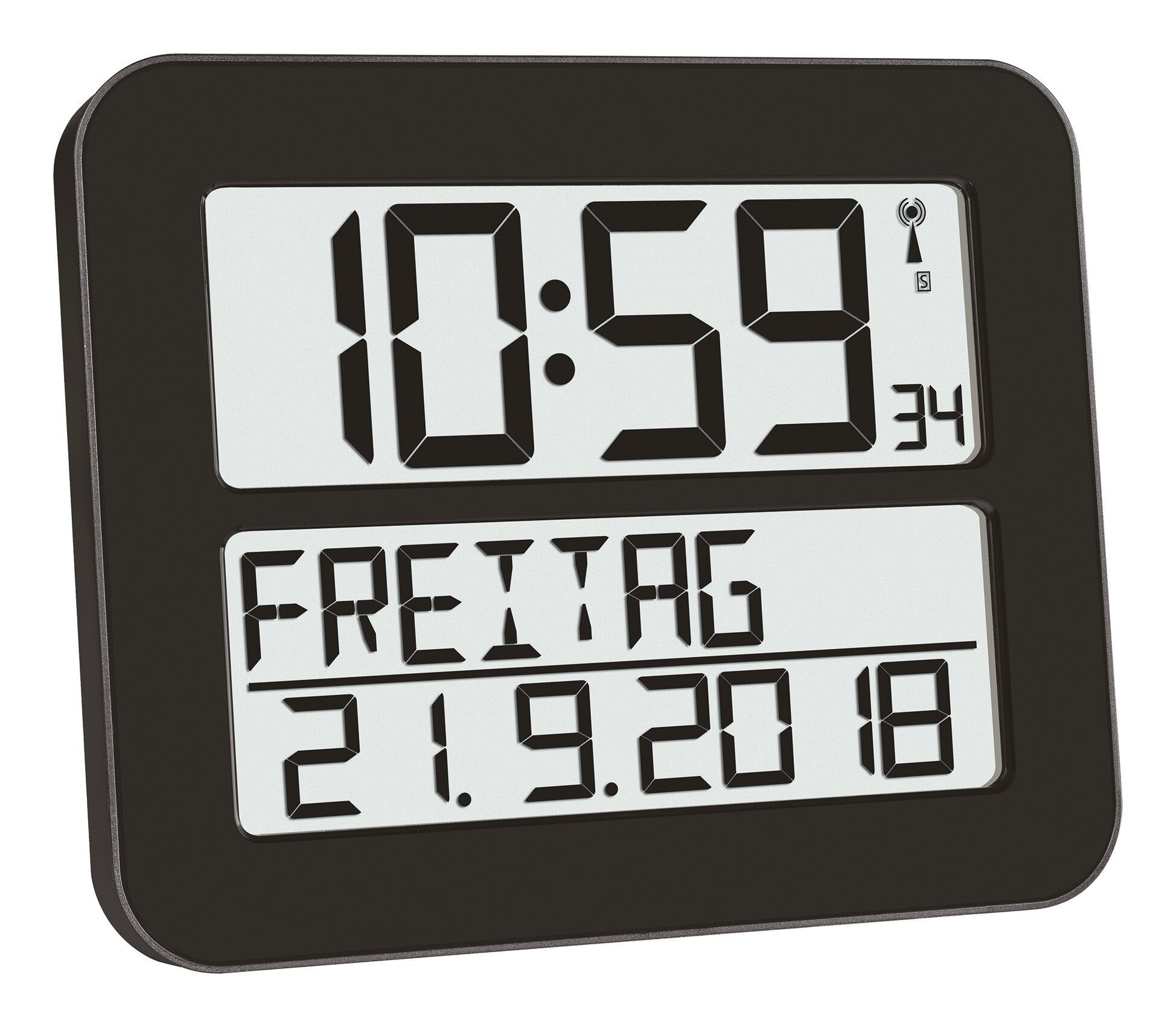 TFA Dostmann Funkwanduhr (Funkuhr TimeLine Max) günstig online kaufen