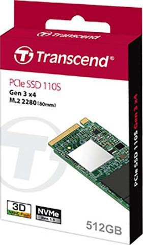 Transcend MTE110S PCIe SSD 512GB Speicherkarte (512 GB)