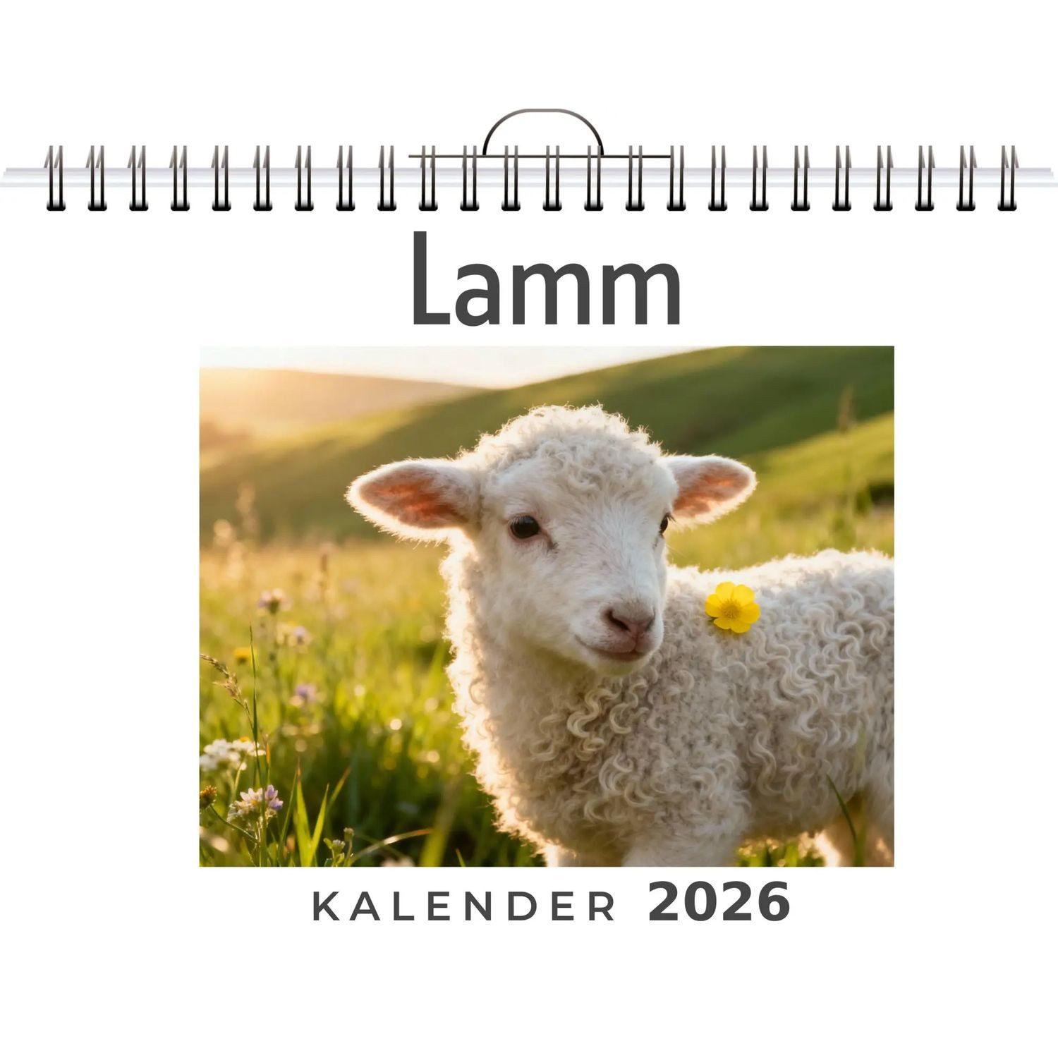 Wandkalender Lamm