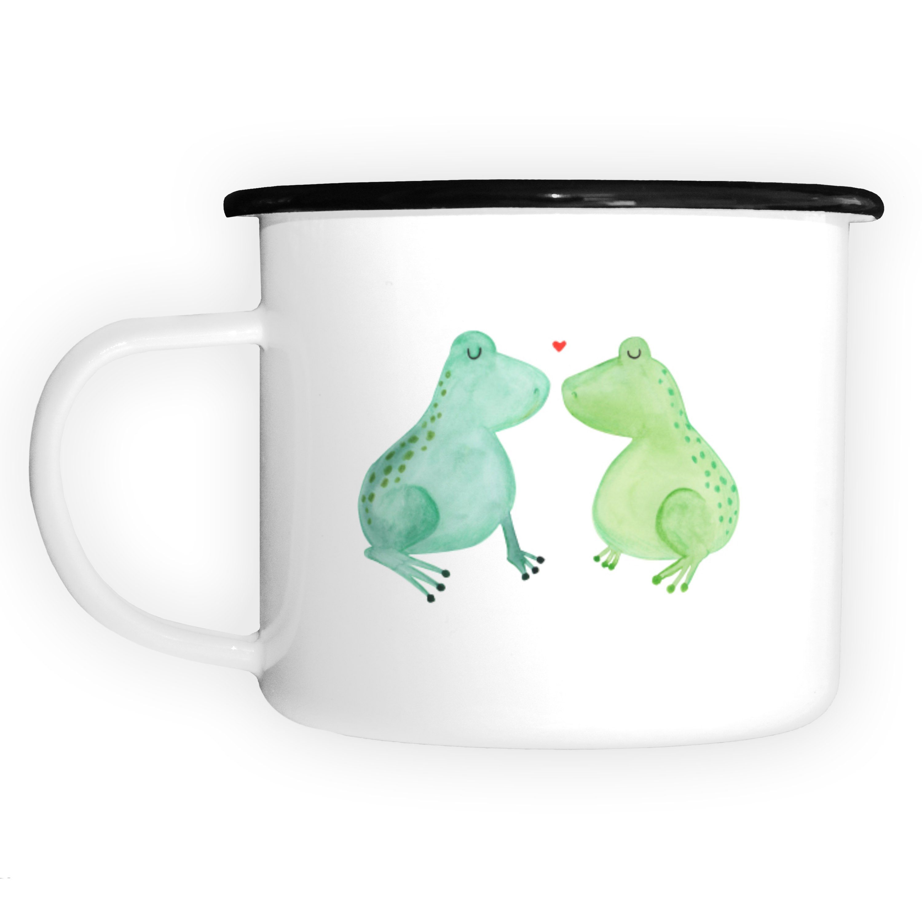 Mr. & Mrs. Panda Dekobecher Geschenk, Deko-Becher, Weiß Liebe Camping, Becher, Frosch - - Freund, (1 St)