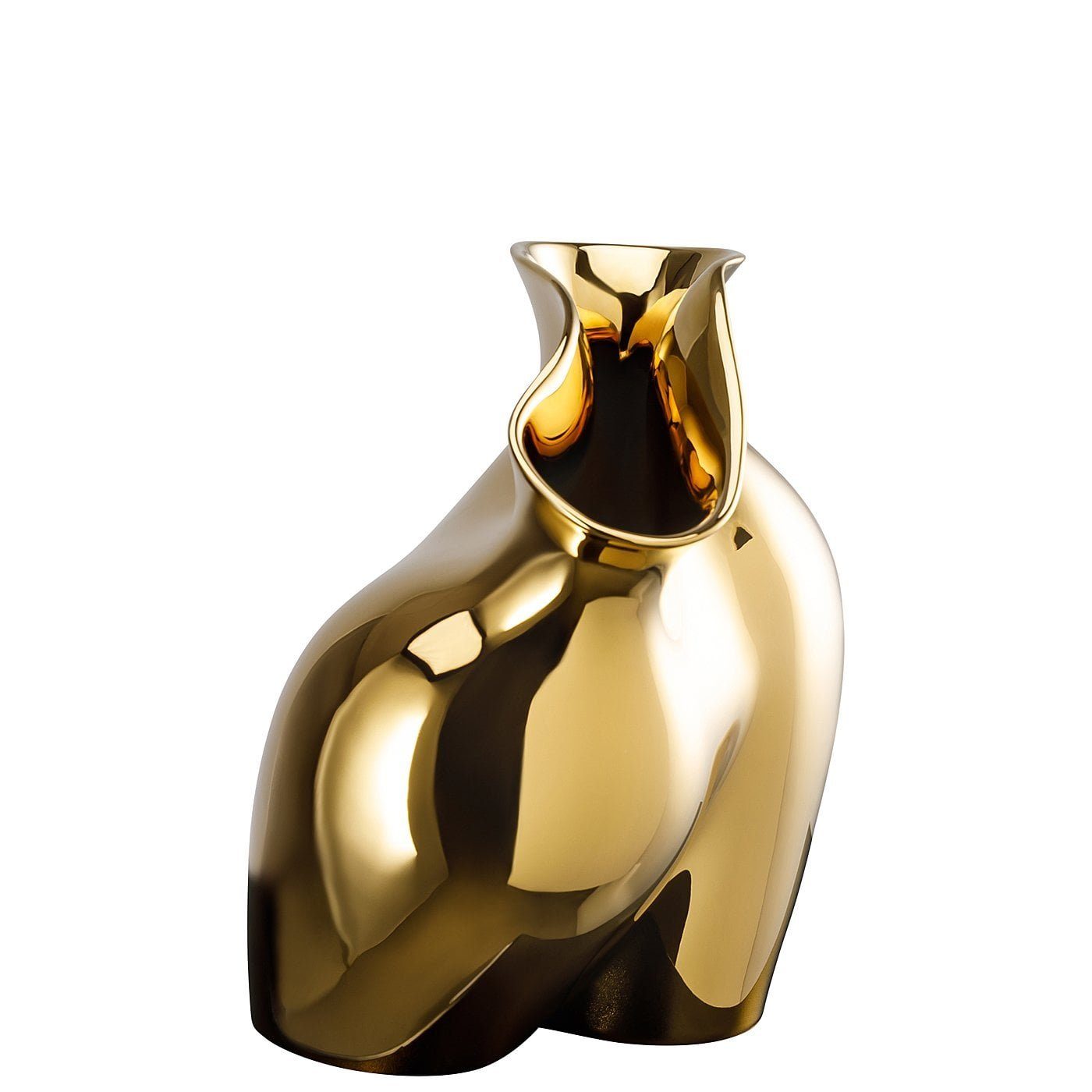 Rosenthal Dekovase La Chute Gold titanisiert Vase 26 cm (1 St) | Dekovasen