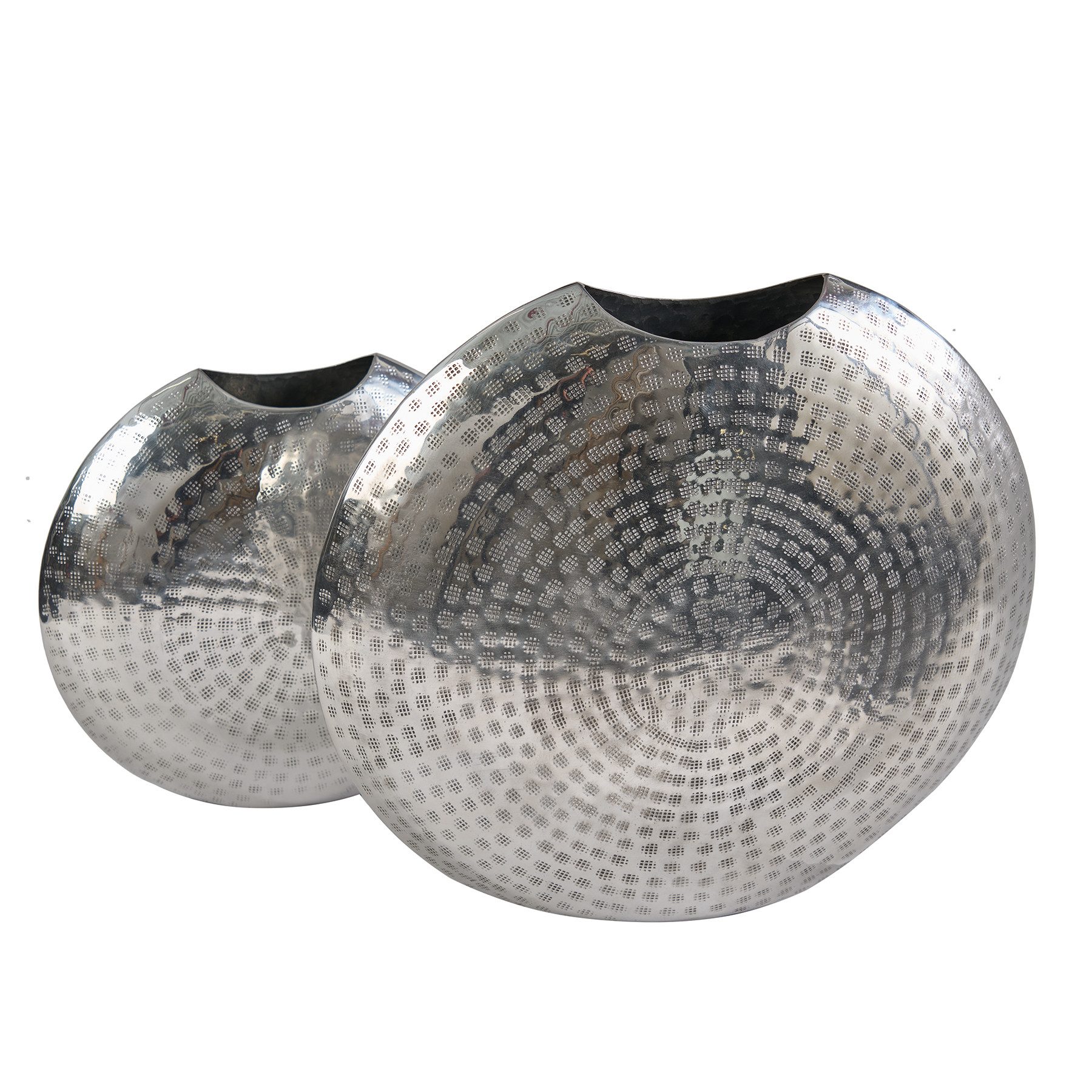 riess-ambiente Tischvase ORIENTAL 44cm silber (Set, günstig online kaufen