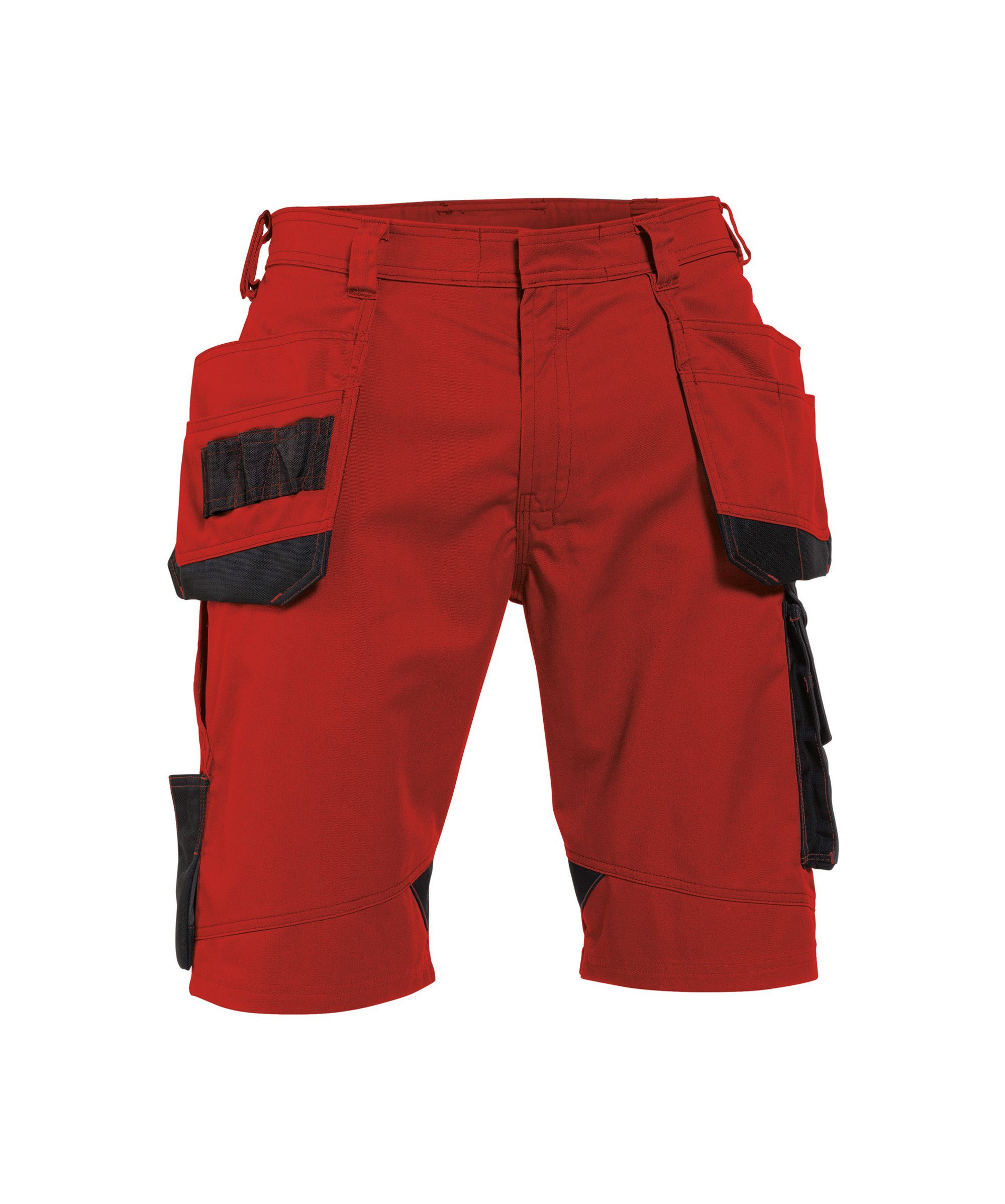 Dassy Arbeitsshorts Arbeitsshorts mit Holstertaschen Bionic (1-tlg) rot/schwarz