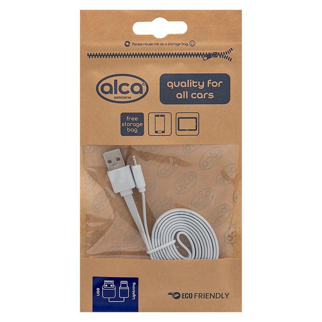 alca Lightning USB 2.0 Ladekabel weiß USB-Kabel