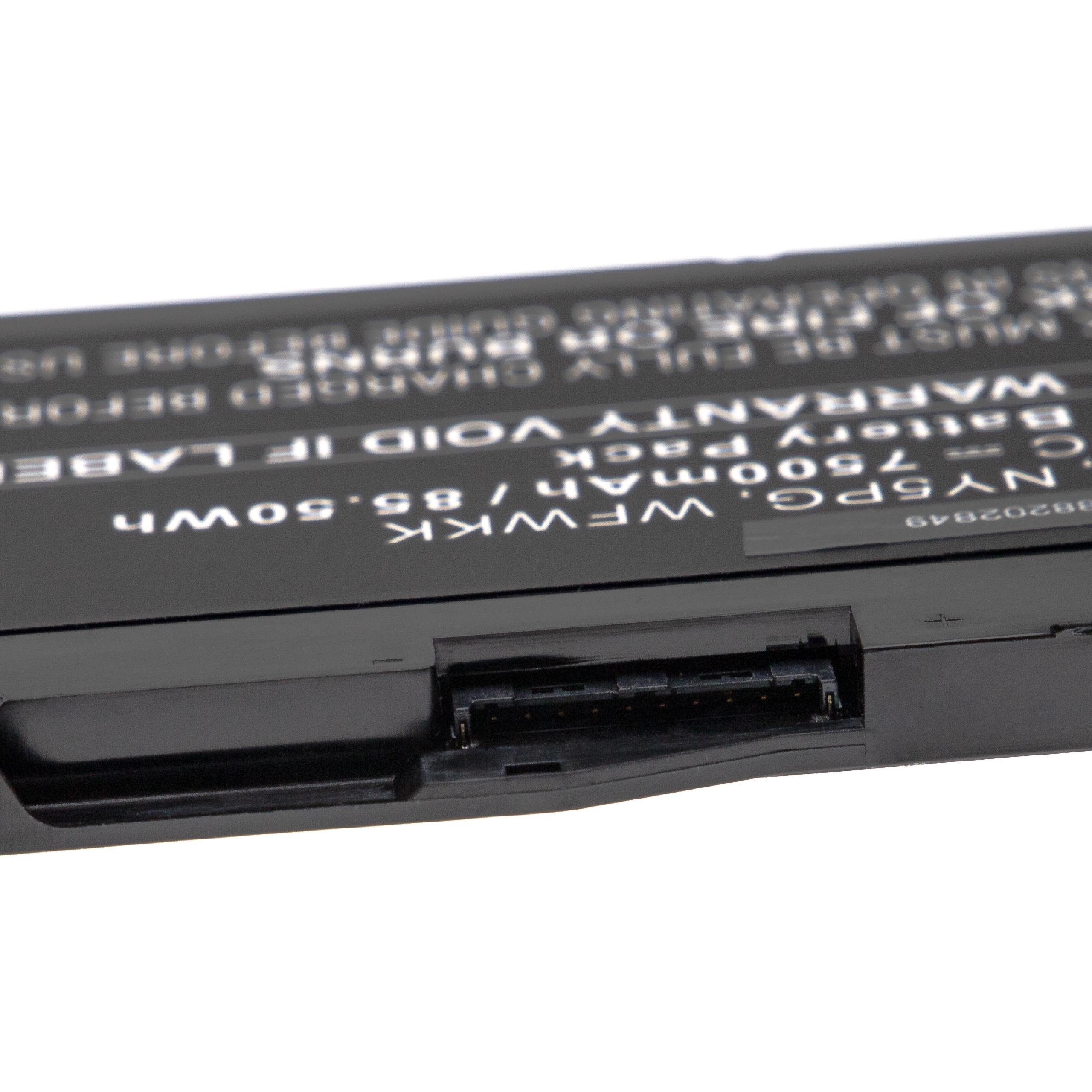 15 Precision Li-Polymer mit Dell kompatibel vhbw Laptop-Akku (11,4 7500 mAh 3520 V)