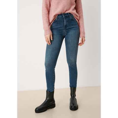 s.Oliver 7/8-Jeans Super Skinny: High Waist-Jeans Waschung