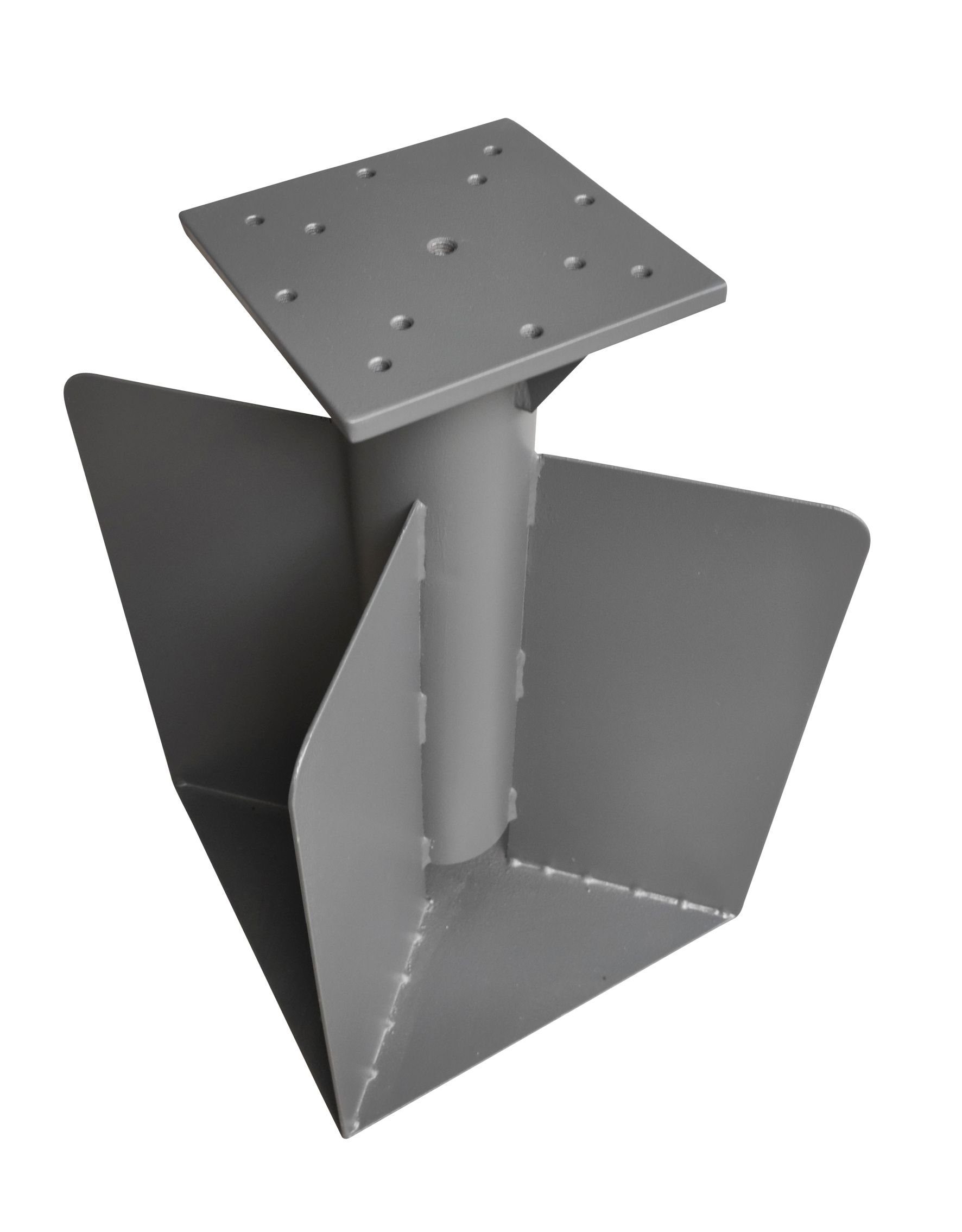 Pure Home & Garden Bodenanker Bodenhülse Sonnenschirm FIT Gartenschirm Ampelschirm Schirmständer, für Ampelschirme, zum Eingraben, kein Beton nötig