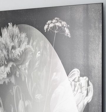 Casa Padrino Wandspiegel Designer Wandspiegel Schwarz / Grau 70 x H. 101,3 cm - Garderobenspiegel - Wohnzimmer Spiegel - Schlafzimmer Spiegel - Luxus Qualität