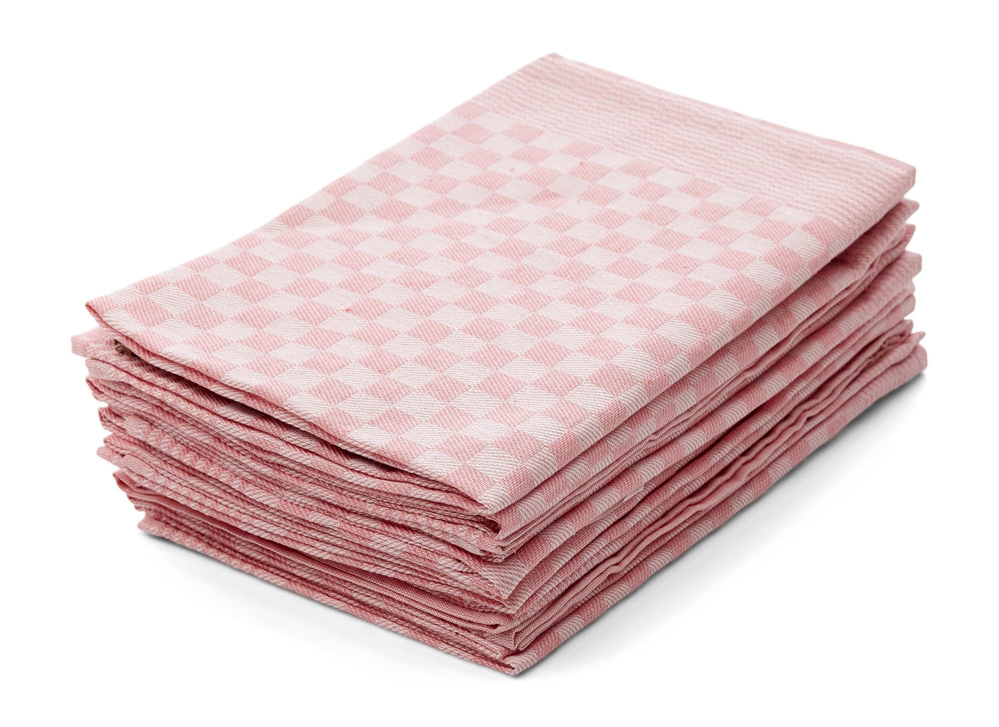 Hometex Premium Textiles Geschirrtuch Trockentuch, Profi-Küchentücher , (10er Set Geschirrtuch Grubentuch, 100% Baumwolle Zwirn, Sehr saugfähig - Premium Qualität)