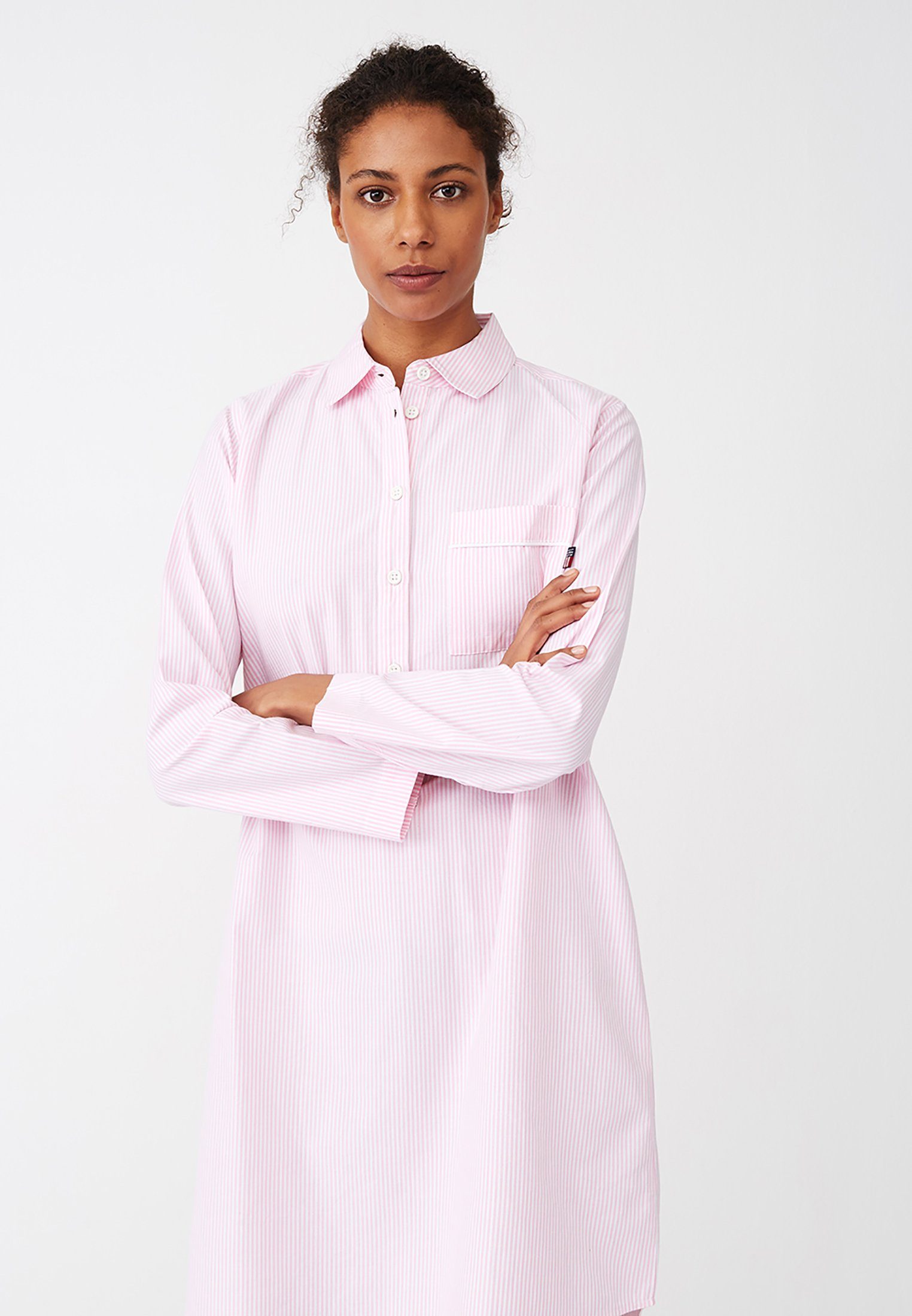 Lexington Nachthemd Nightshirt Organic pink/white