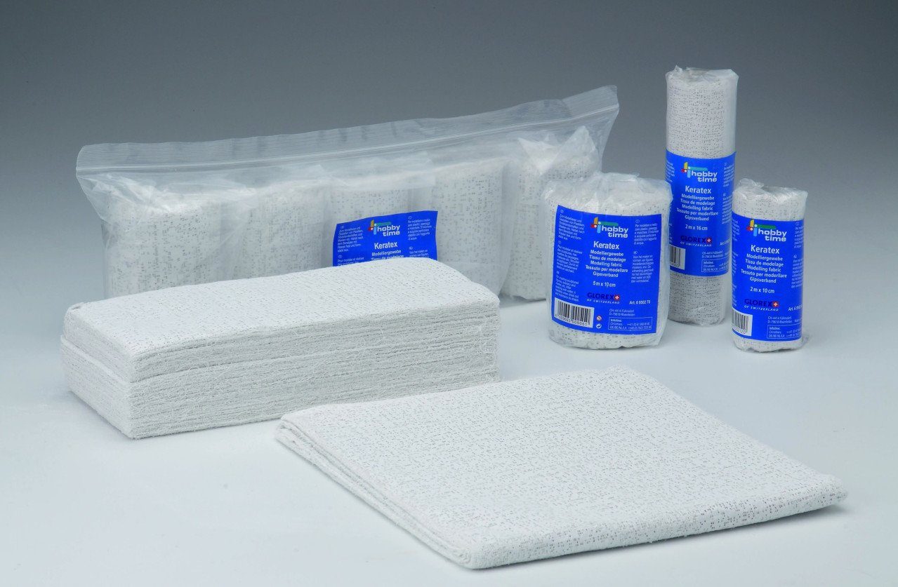 Glorex Bastelnaturmaterial Glorex Gipsbinde 2 m x 10 cm